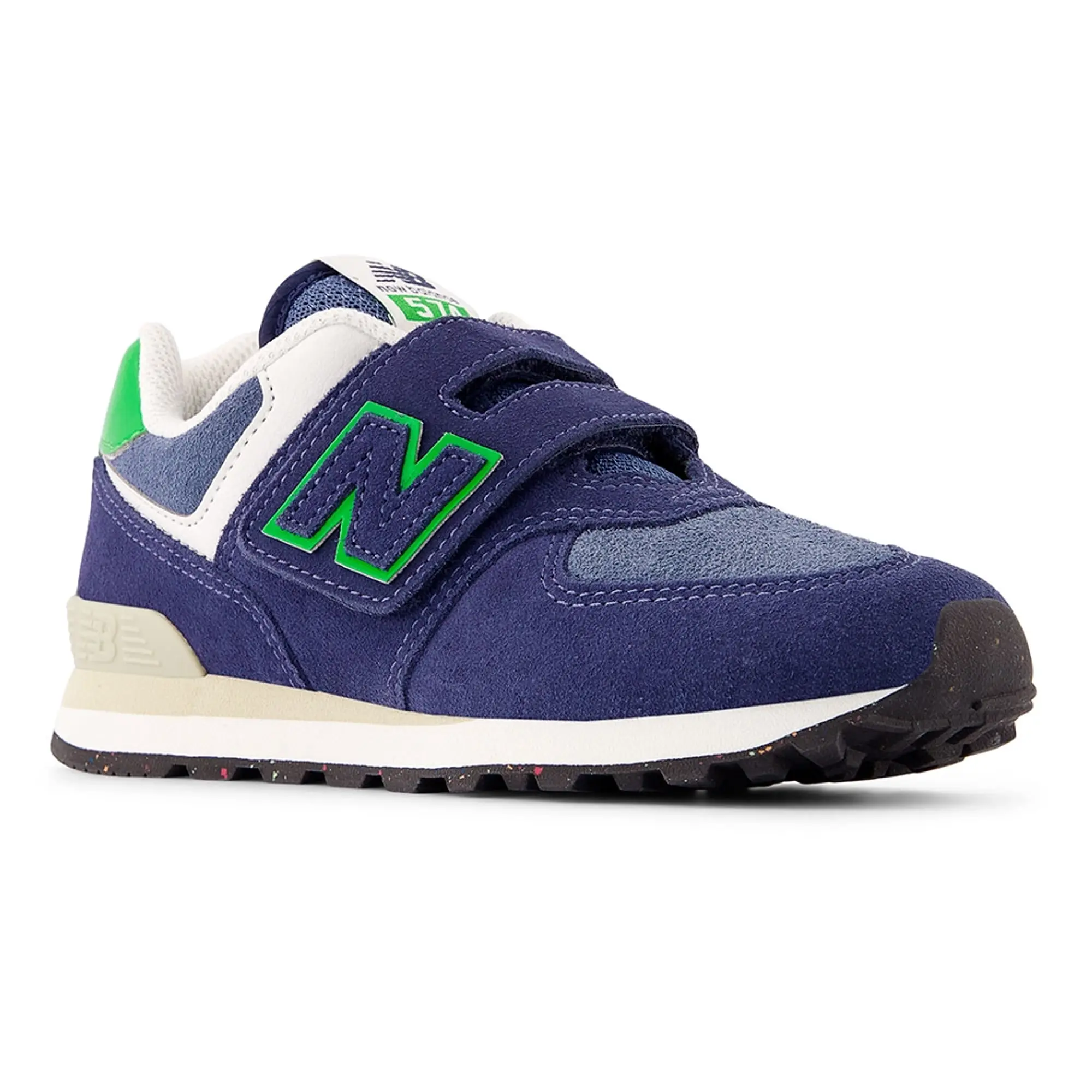 New Balance 574 Qbl Hook & Loop Pre Trainers