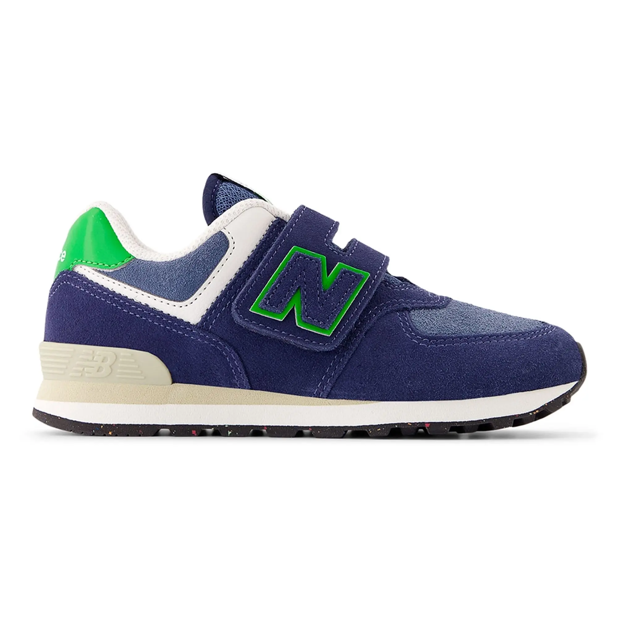 New Balance 574 Qbl Hook & Loop Pre Trainers