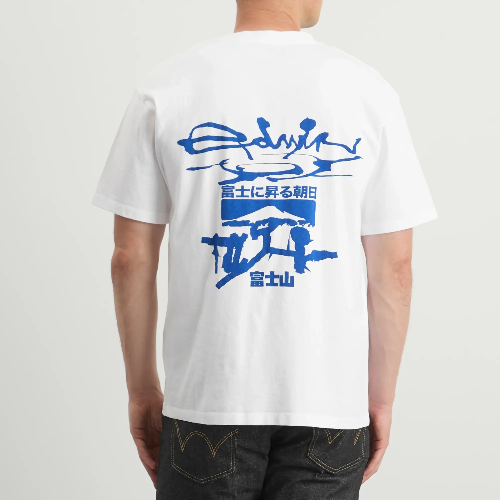 Edwin Men's Mount Fuji Dusk T-Shirt White