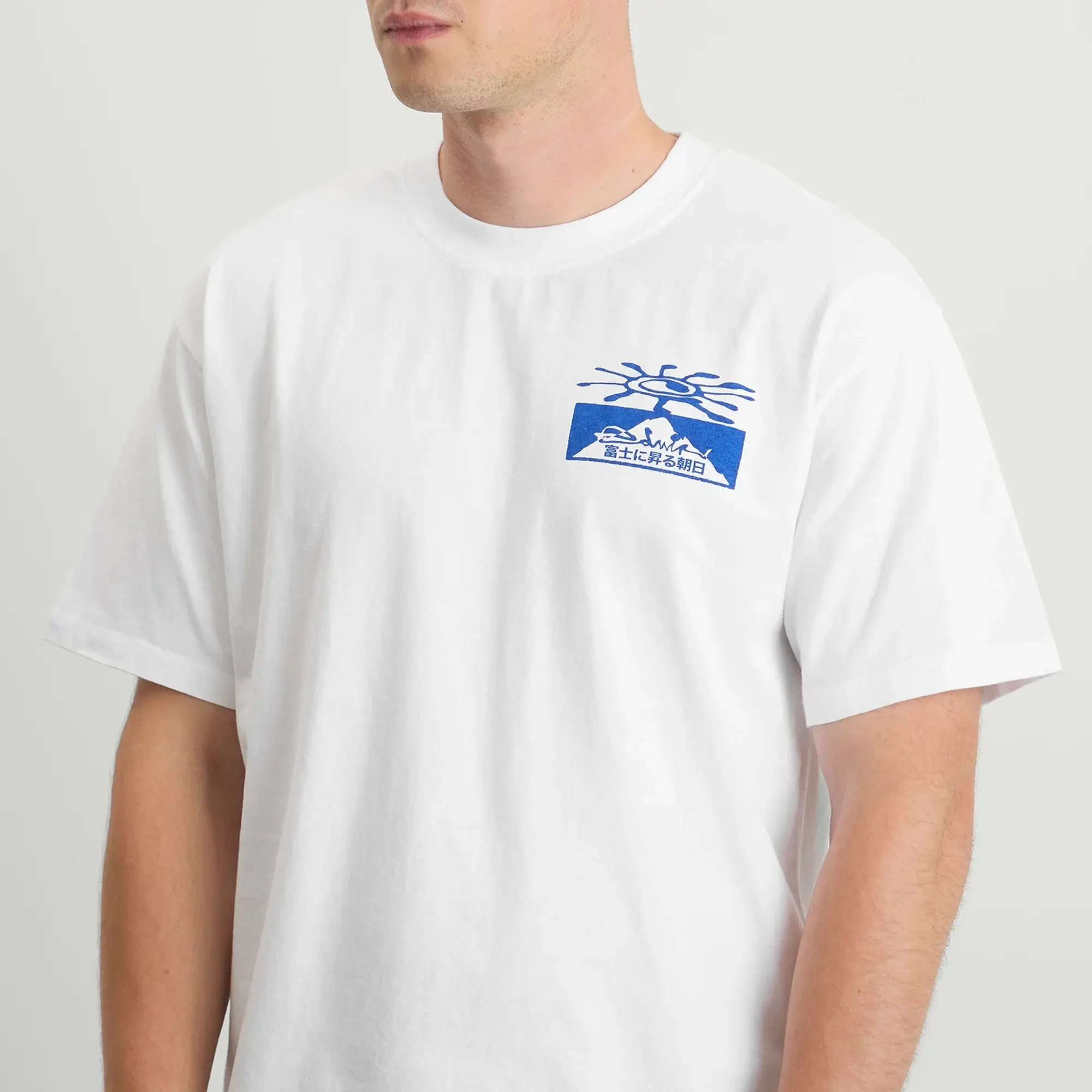 Edwin Men's Mount Fuji Dusk T-Shirt White