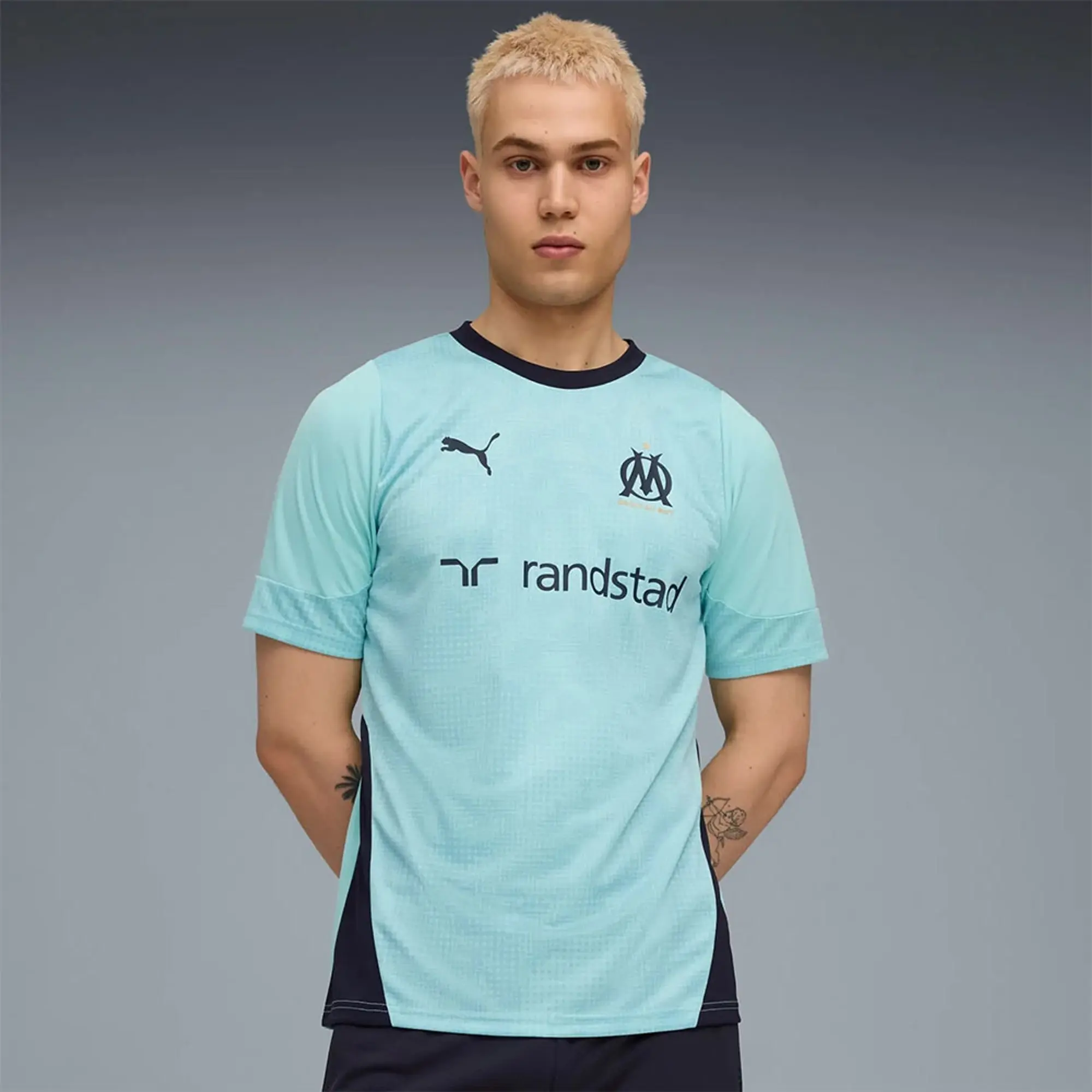 Puma Olympique Marseille 25/26 Training Short Sleeve T-shirt