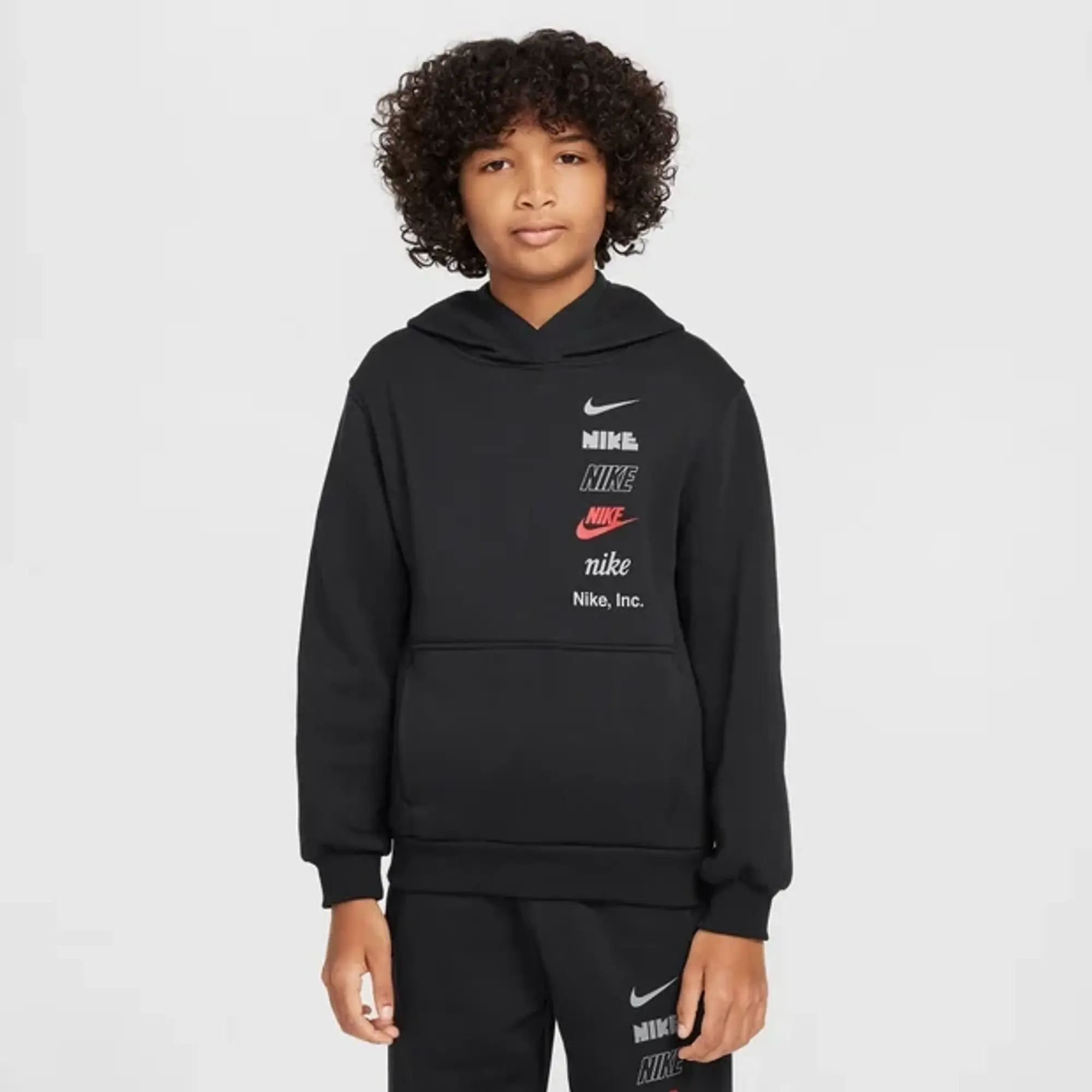 Nike Club Unisex Hoodies - Black
