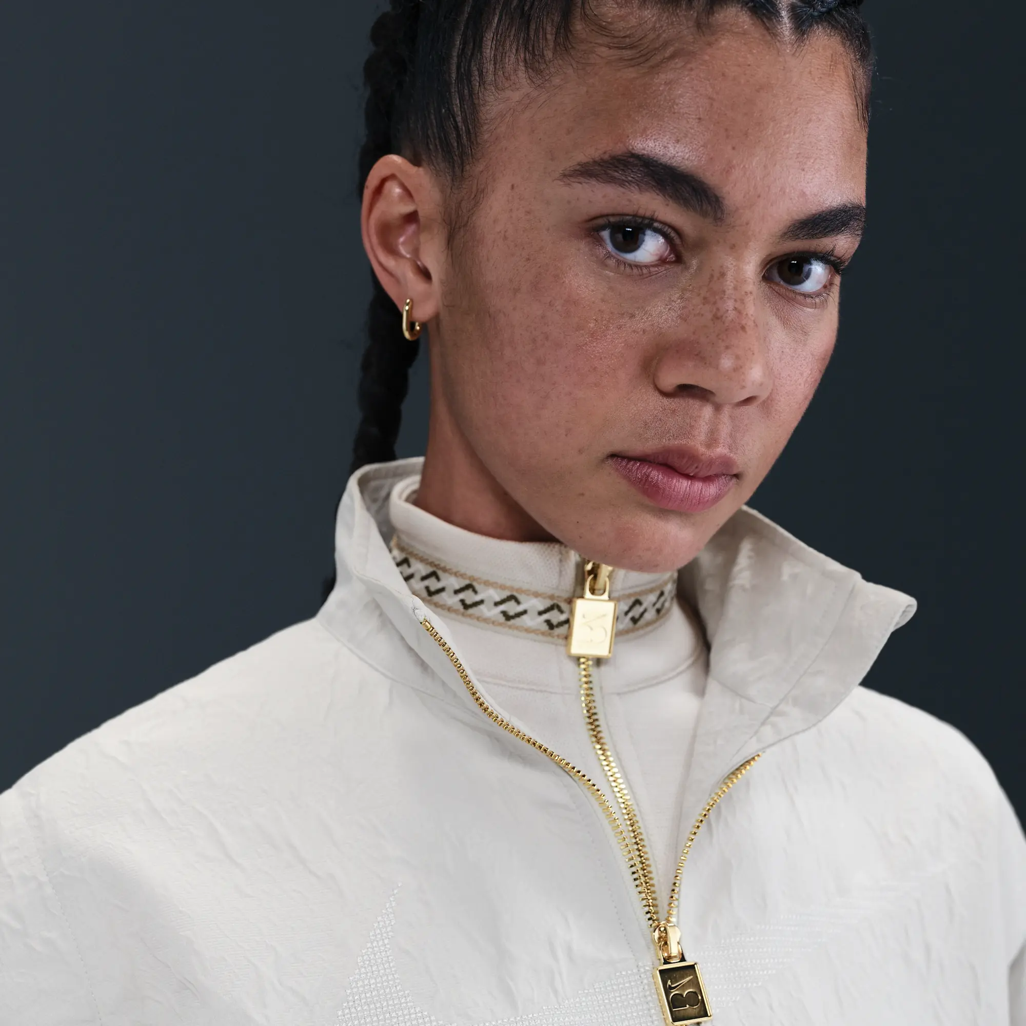 Nike Naomi Osaka Oversized Jacket - Grey - Sustainable Materials