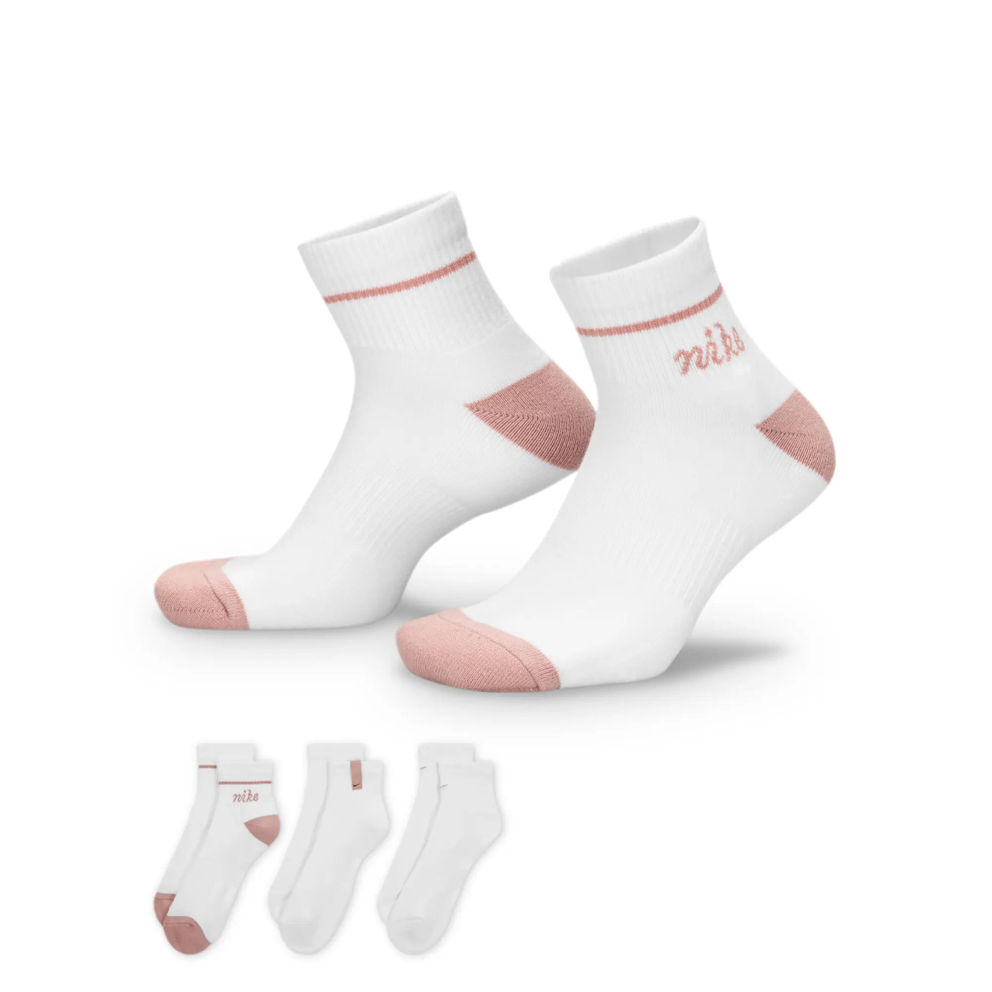 Nike Everyday Plus Cushioned Ankle Socks - Multi-Colour