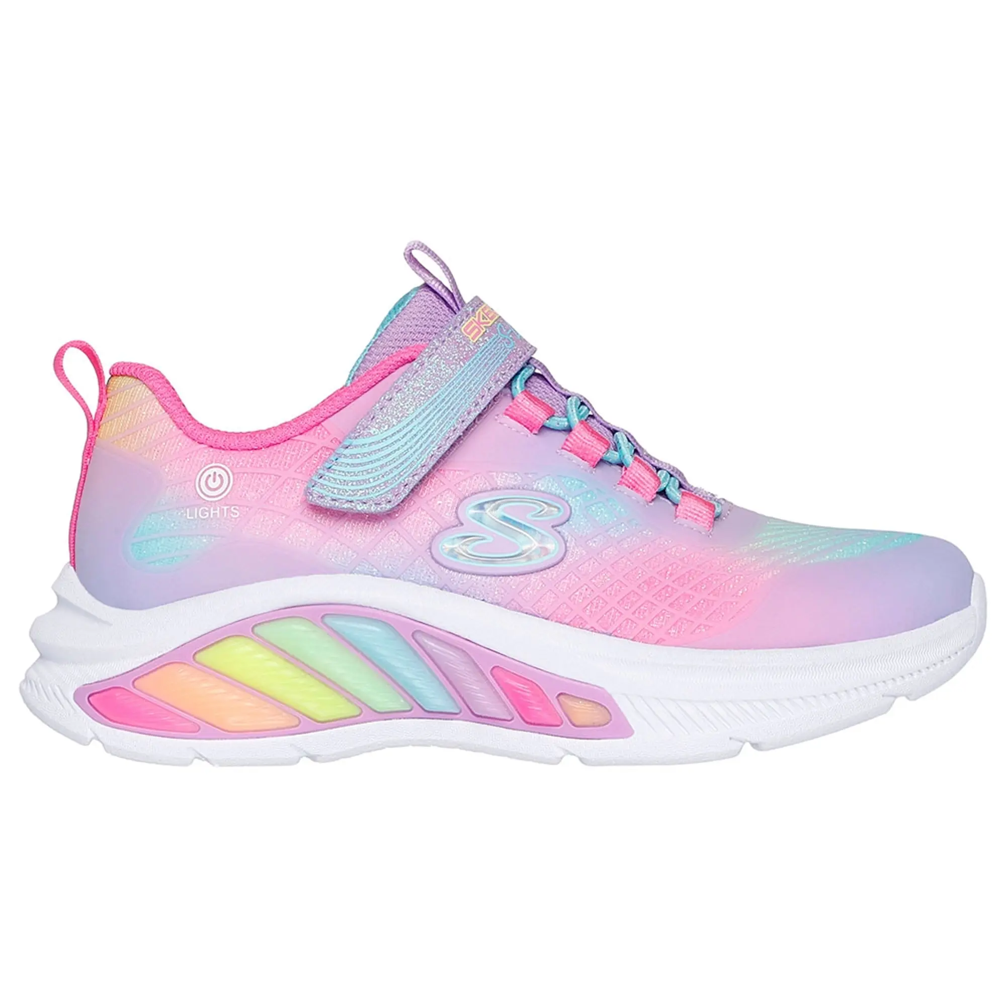 Skechers Rainbow Cruisers Rainbow Reflectin Slip-on Shoes