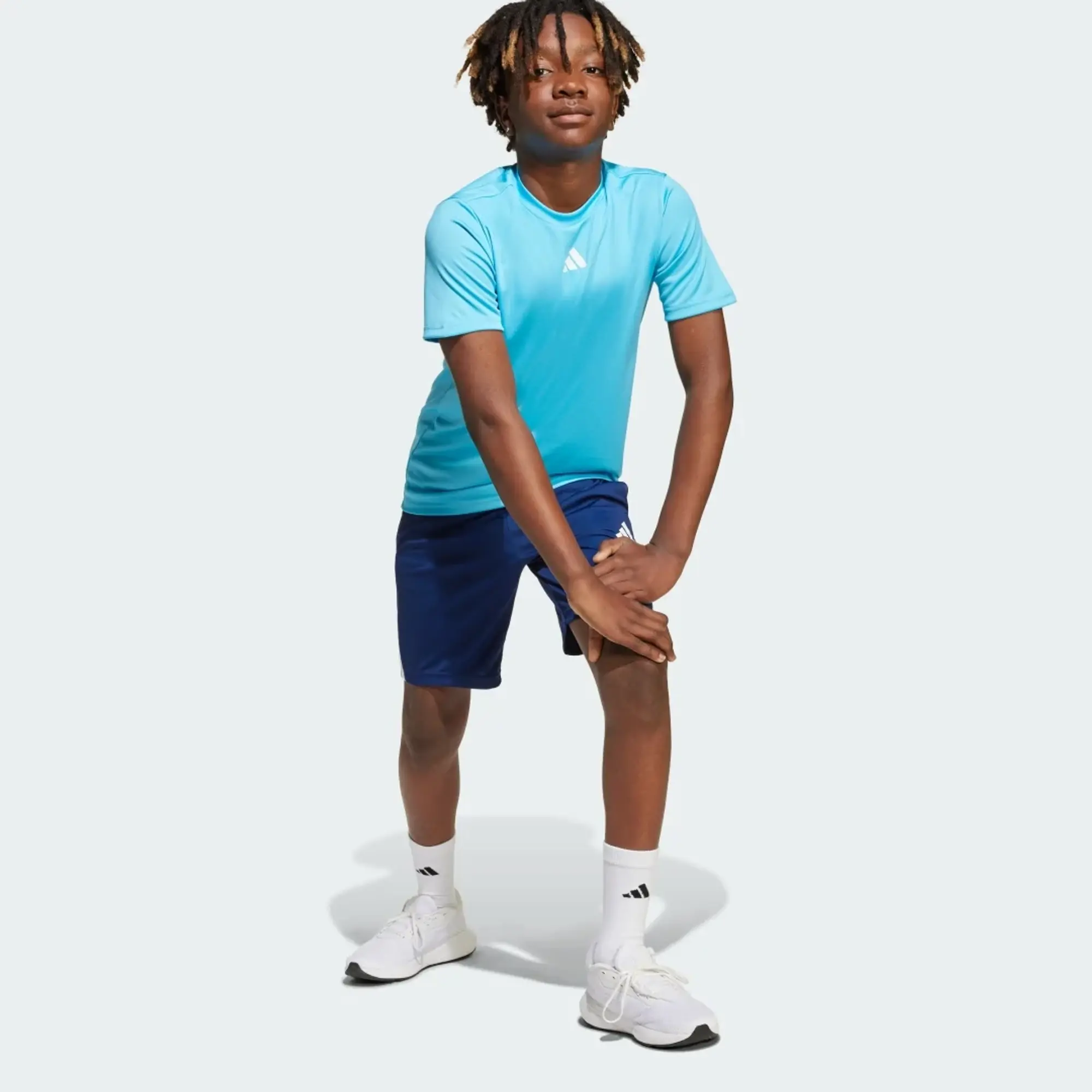 adidas Train Essentials 3-Stripes Tee Set Kids