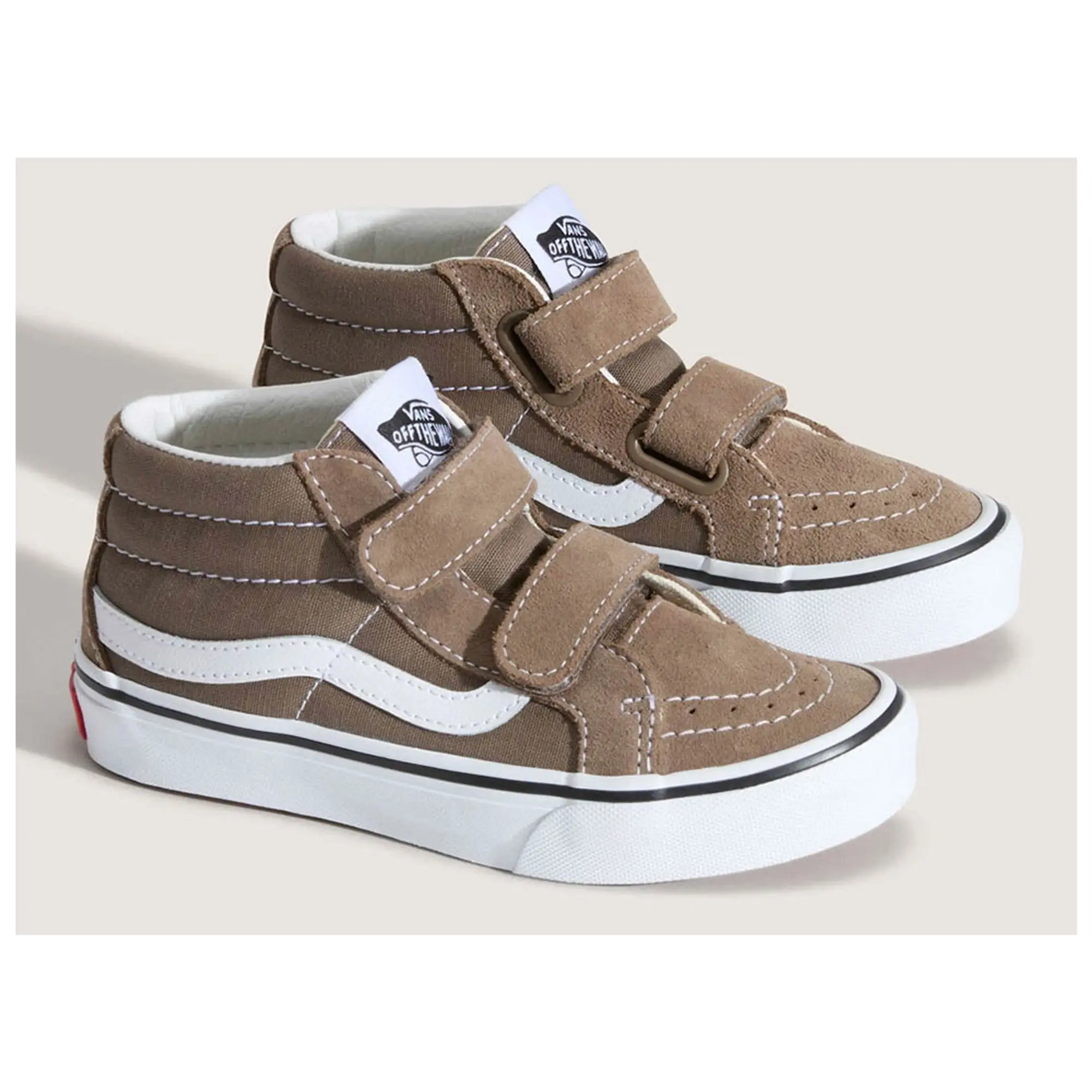 Vans - Kids Sk8-Mid Shoes (4-8 Years), Brown