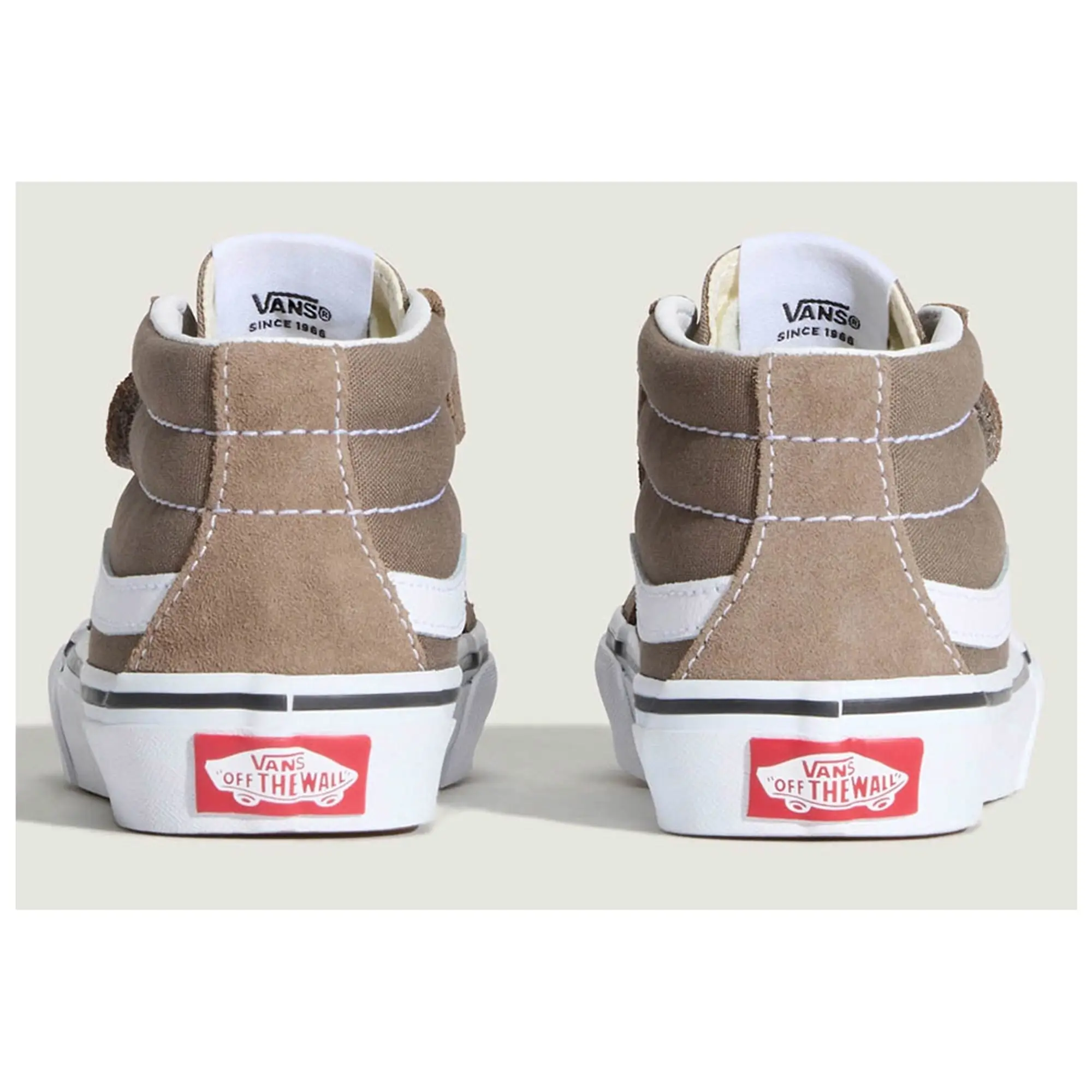 Vans - Kids Sk8-Mid Shoes (4-8 Years), Brown