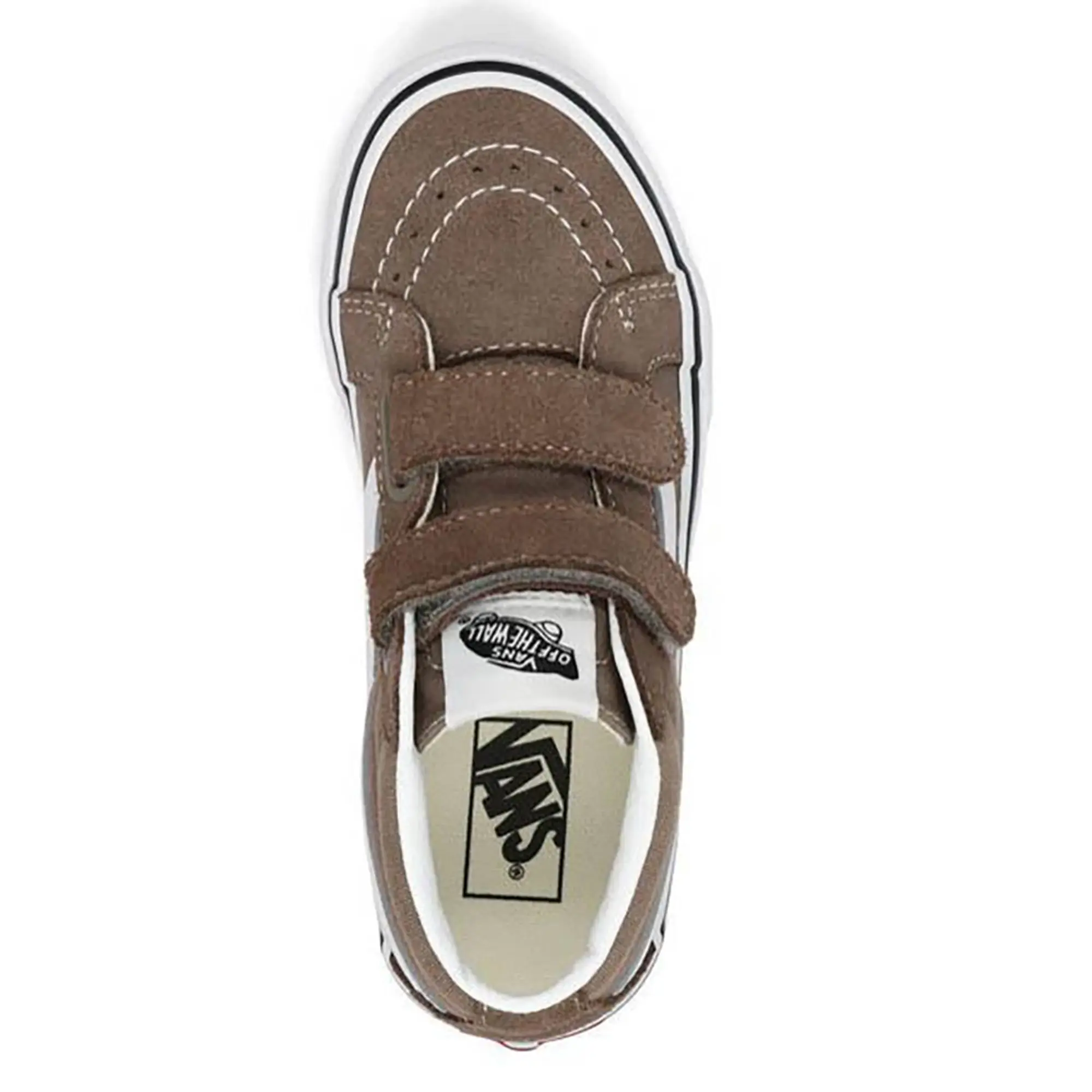 Vans - Kids Sk8-Mid Shoes (4-8 Years), Brown