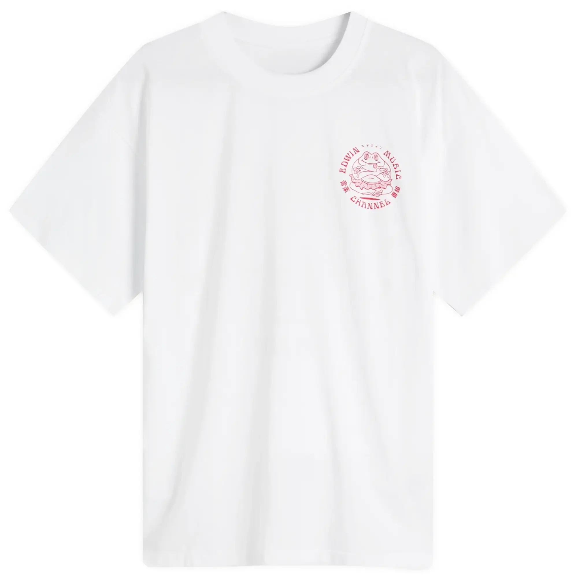 Edwin Men's Music Channel T-Shirt White