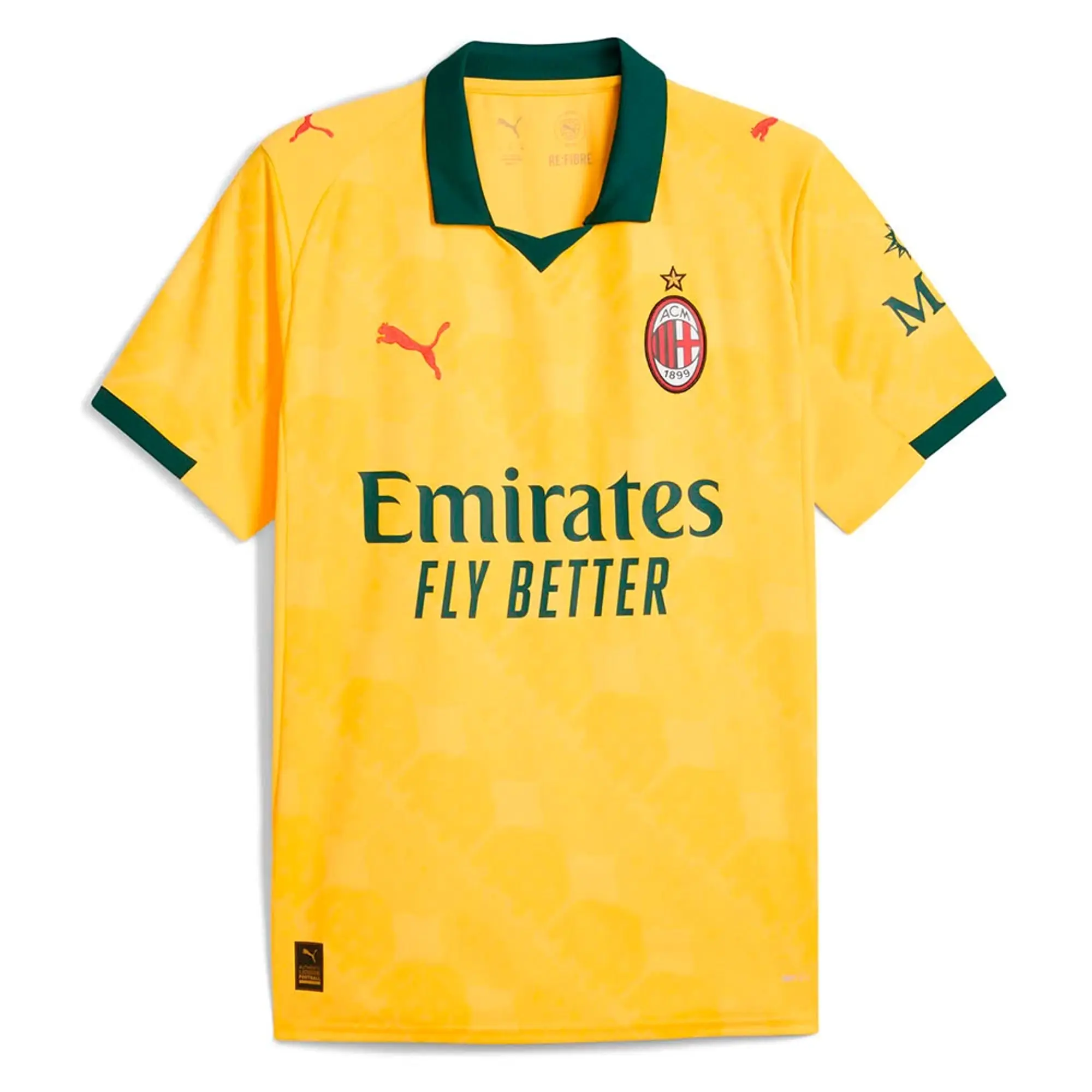 PUMA AC Milan 25/26 Third Jersey Men, Sunny Yellow/Dark Myrtle