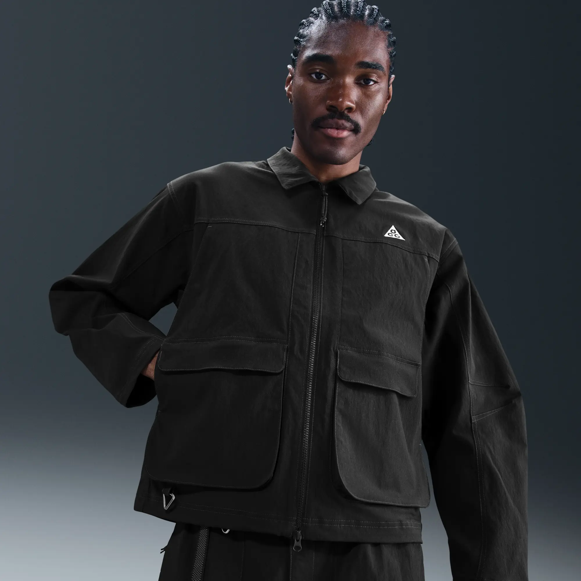Nike ACG 'Smith Summit' Men's UV Jacket - Black - Nylon/Elastane