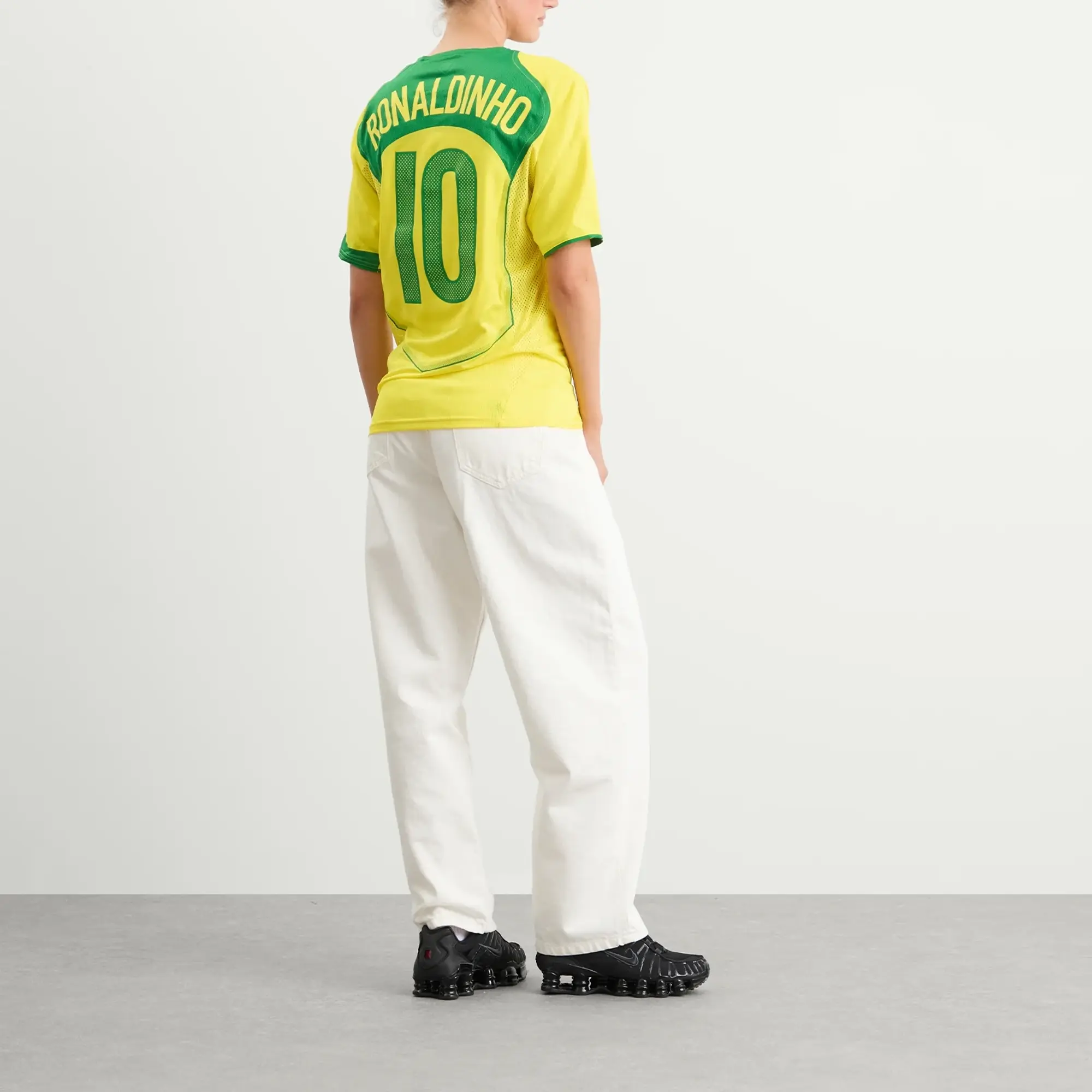 Nike Brazil 2004 Re Issue Shirt With Ronaldinho 10