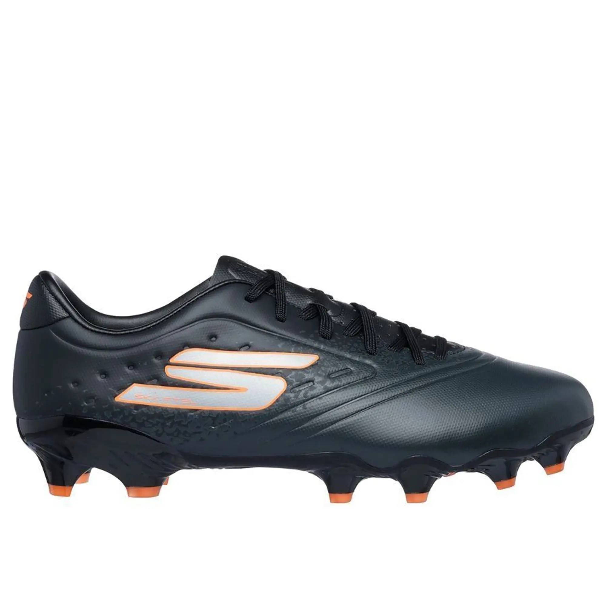 Skechers Razor 1.5 Academy FG Shoes in Black/Orange