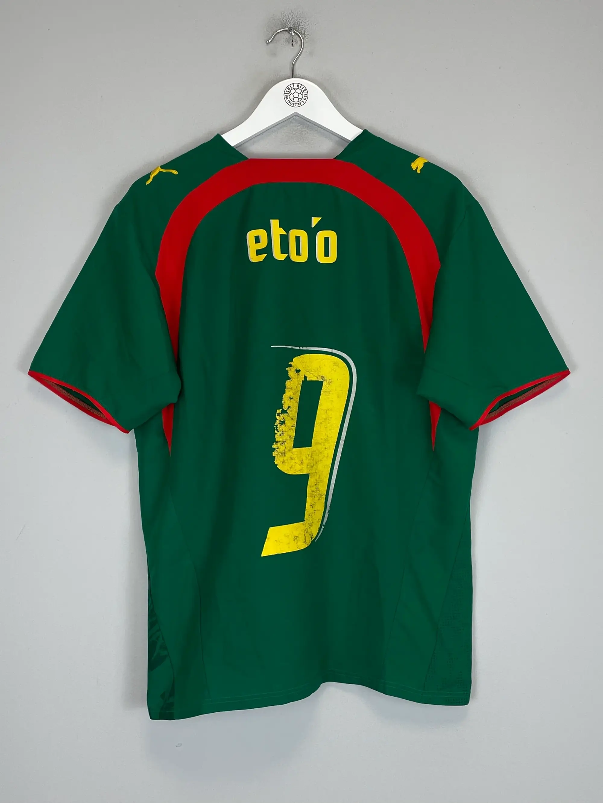 2006/08 CAMEROON ETO'O #9 HOME SHIRT (M) PUMA | Cult Kits
