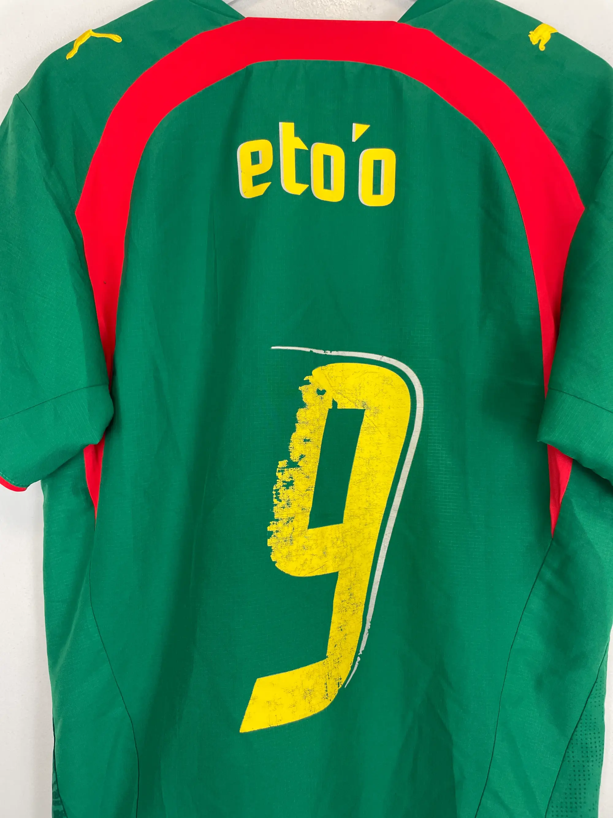 2006/08 CAMEROON ETO'O #9 HOME SHIRT (M) PUMA | Cult Kits