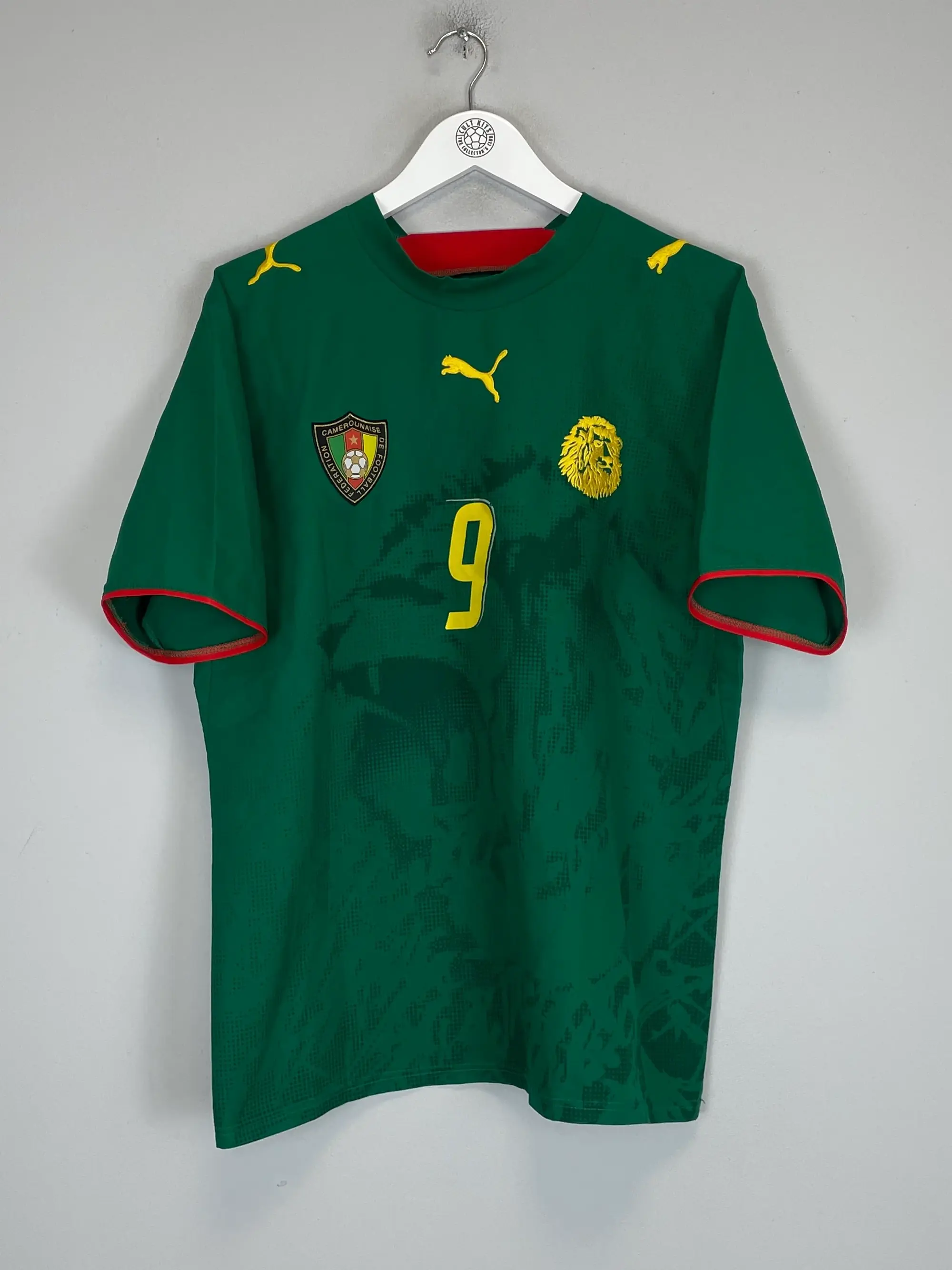 2006/08 CAMEROON ETO'O #9 HOME SHIRT (M) PUMA | Cult Kits