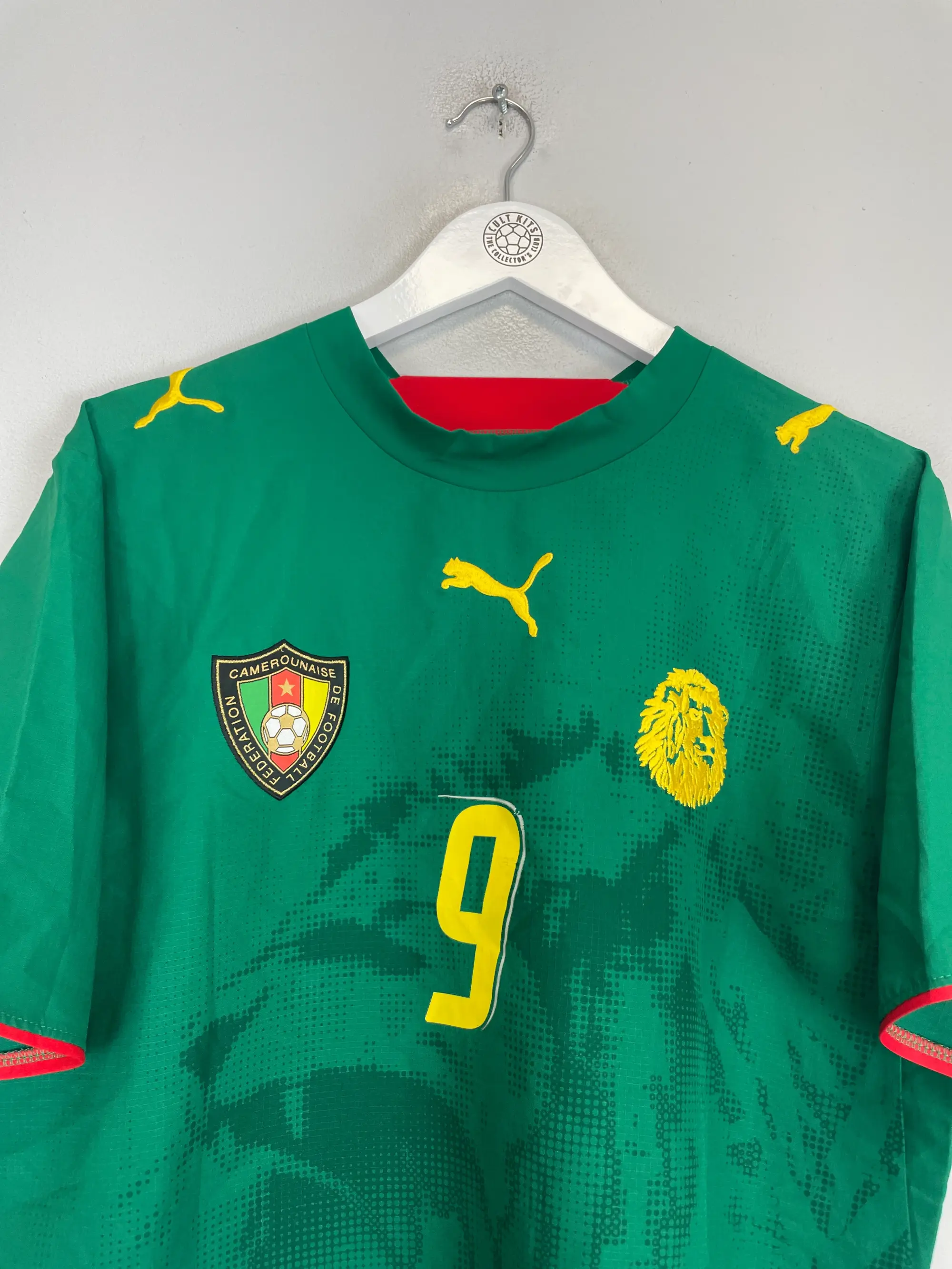2006/08 CAMEROON ETO'O #9 HOME SHIRT (M) PUMA | Cult Kits