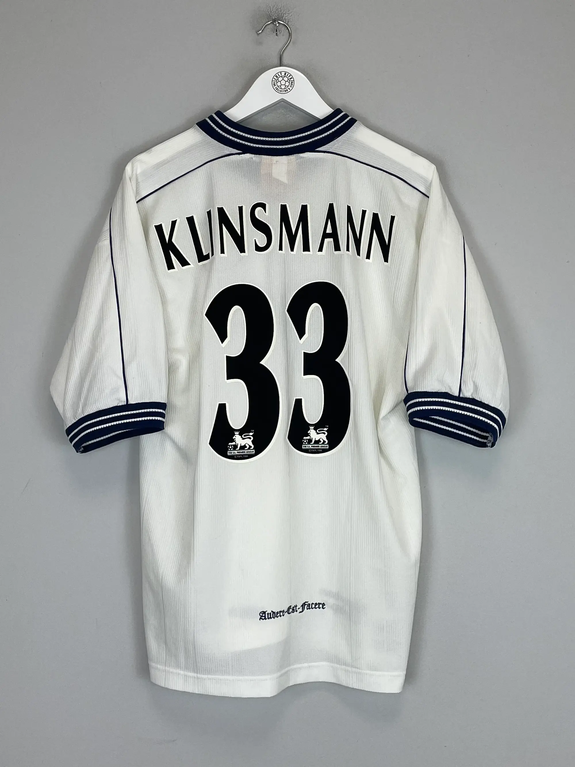 1997/99 TOTTENHAM KLINSMANN #33 HOME SHIRT (L) PONY | Cult Kits