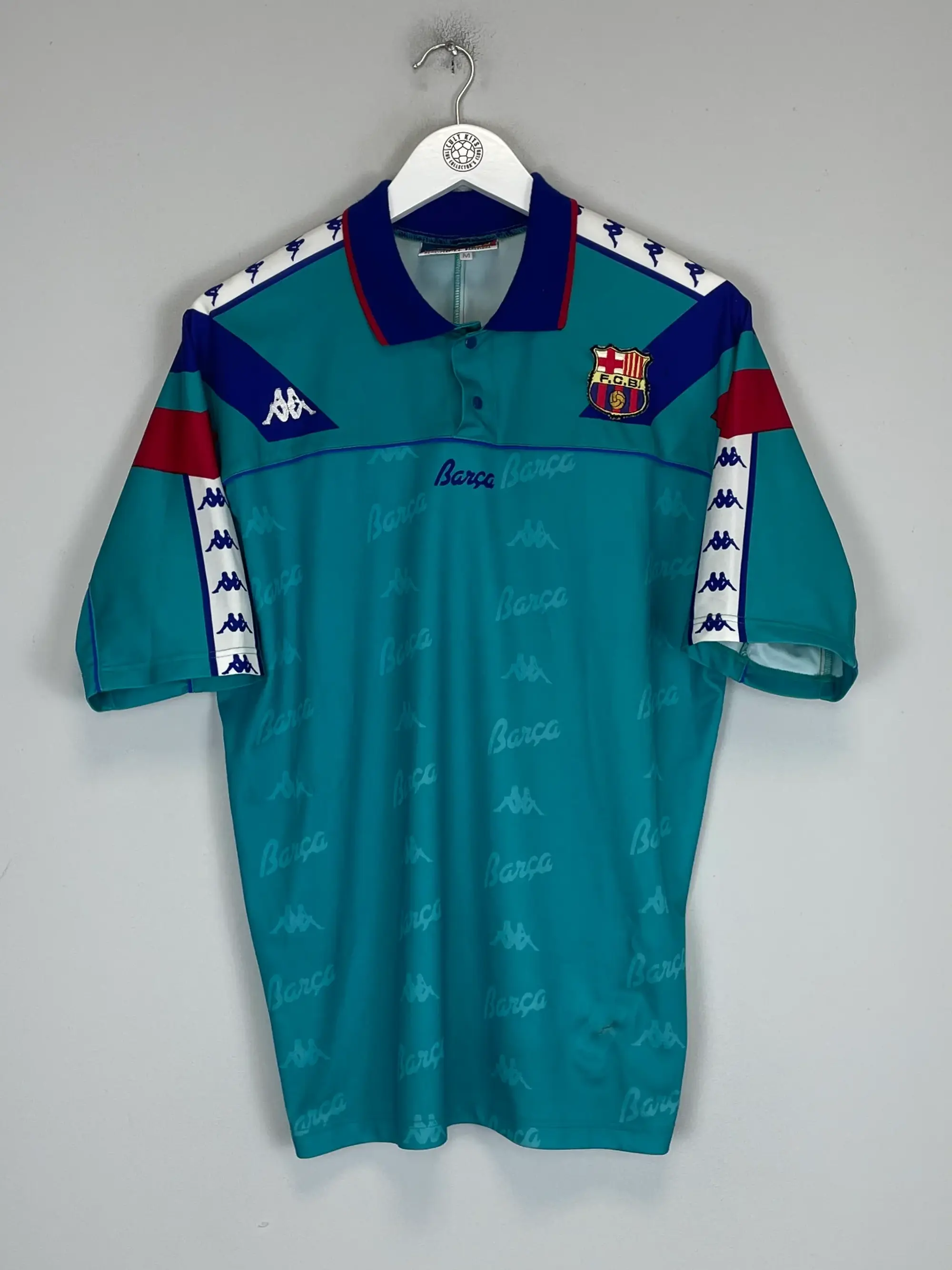 1992/95 BARCELONA AWAY SHIRT (M) KAPPA | Cult Kits
