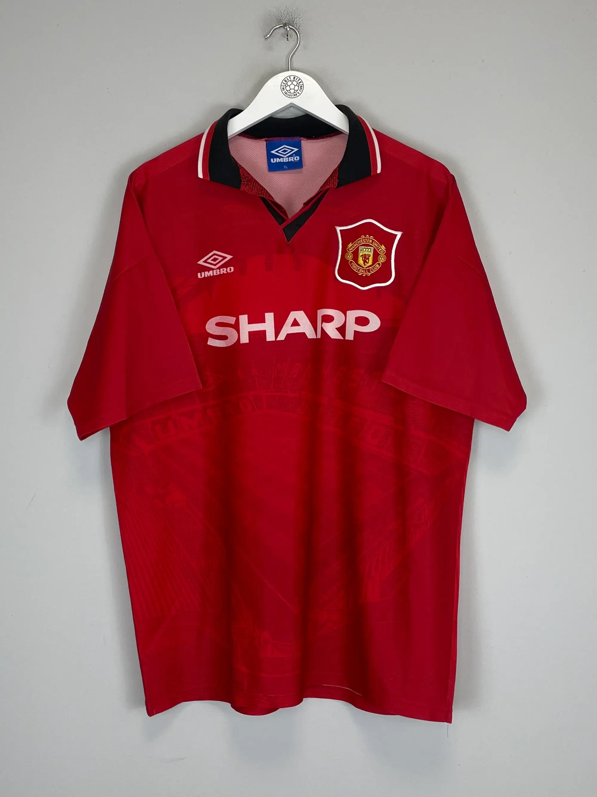 1994/96 MANCHESTER UNITED HOME SHIRT (XL) UMBRO | Cult Kits