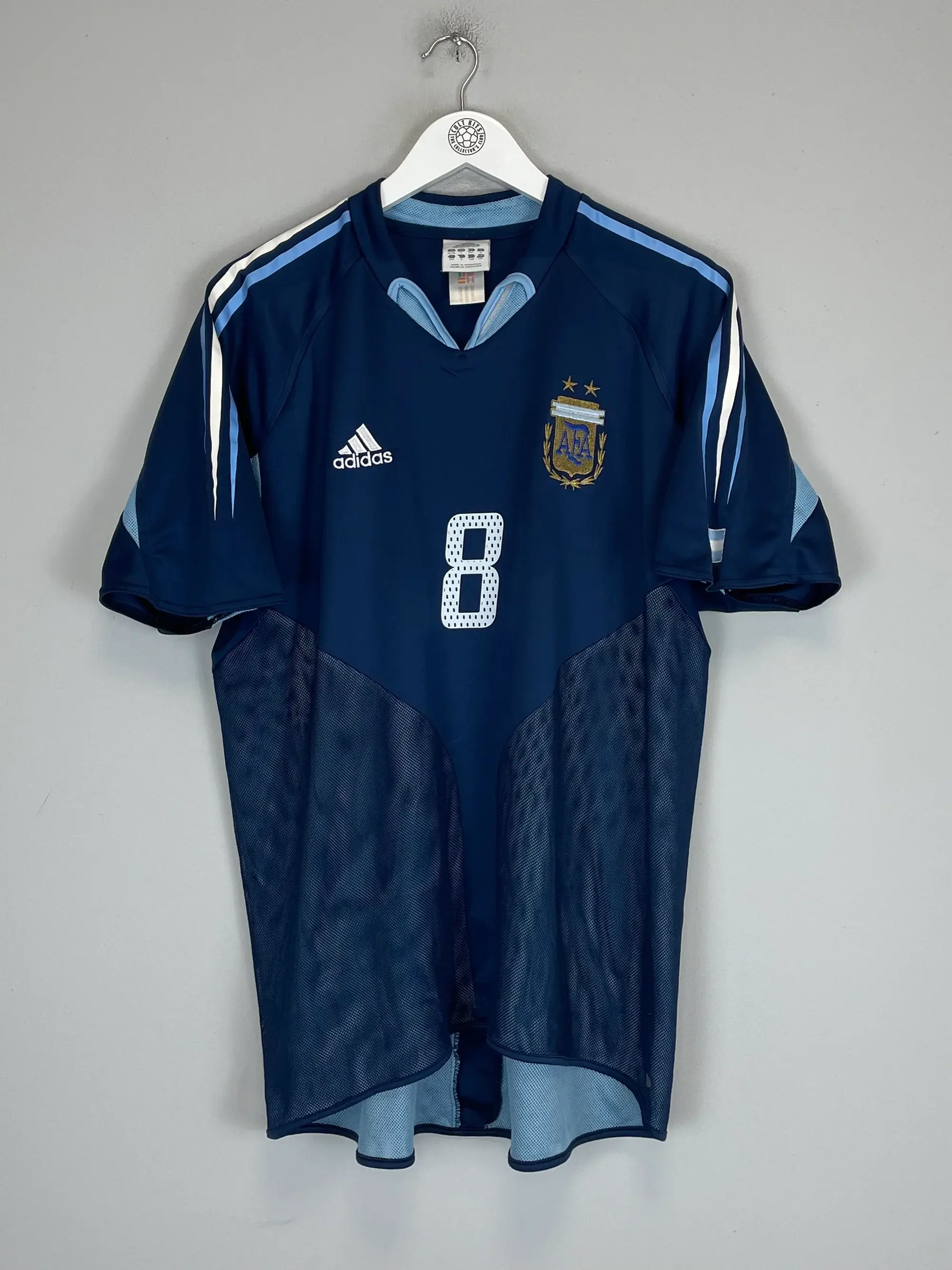 2004/05 ARGENTINA RIQUELME #8 AWAY SHIRT (L) ADIDAS | Cult Kits