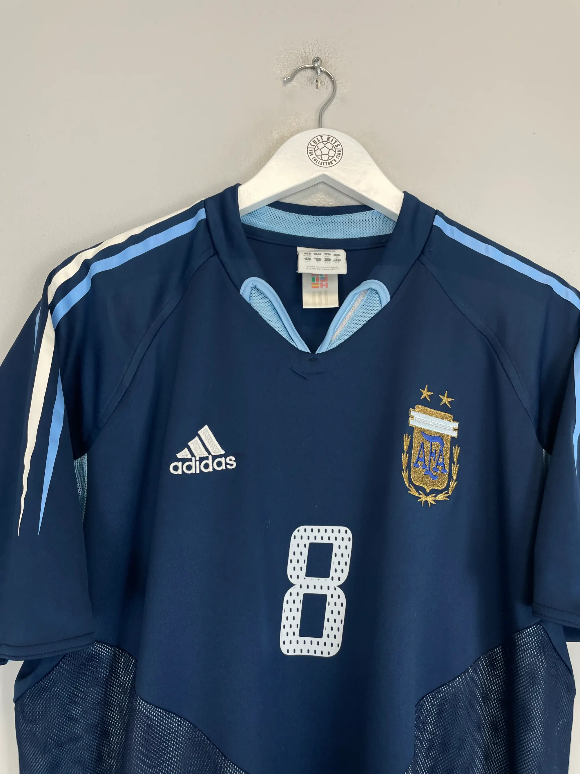 2004/05 ARGENTINA RIQUELME #8 AWAY SHIRT (L) ADIDAS | Cult Kits
