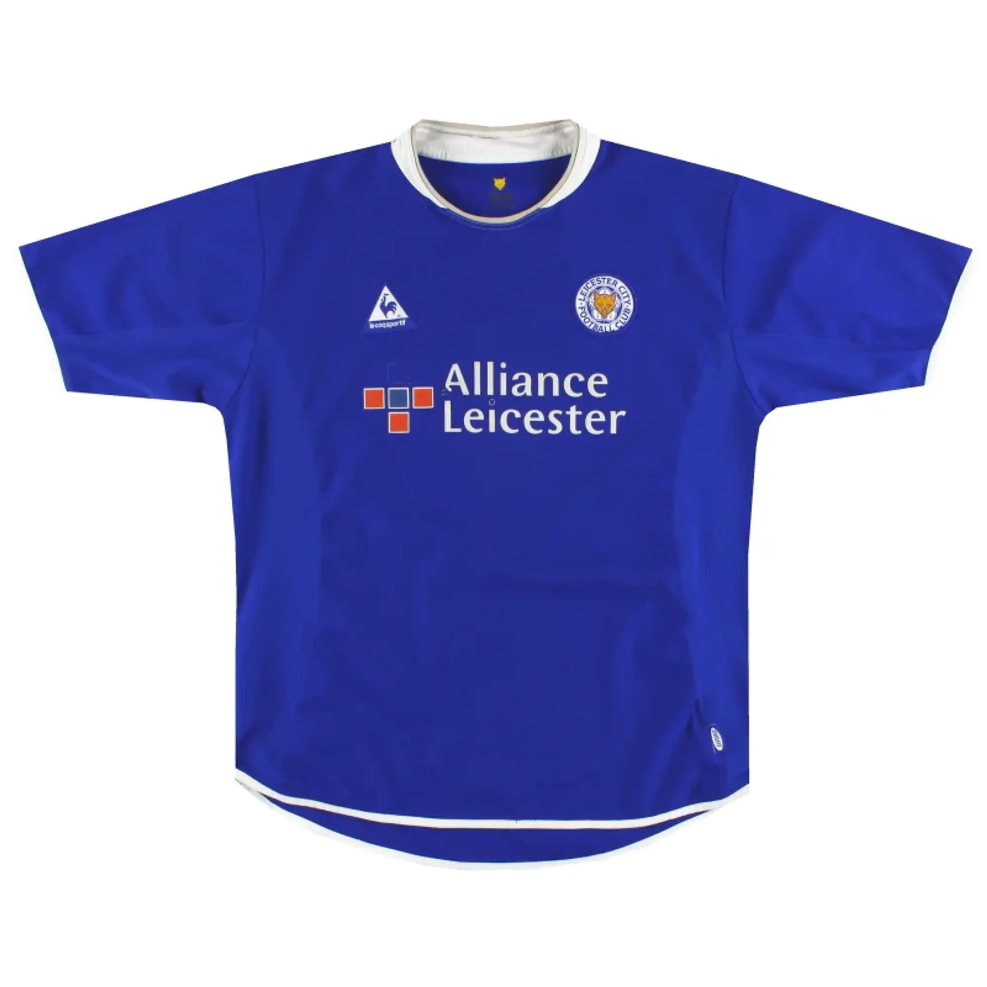 2003-05 Leicester City Le Coq Sportif Home Shirt *Mint* XXL - Leicester City / Mint 