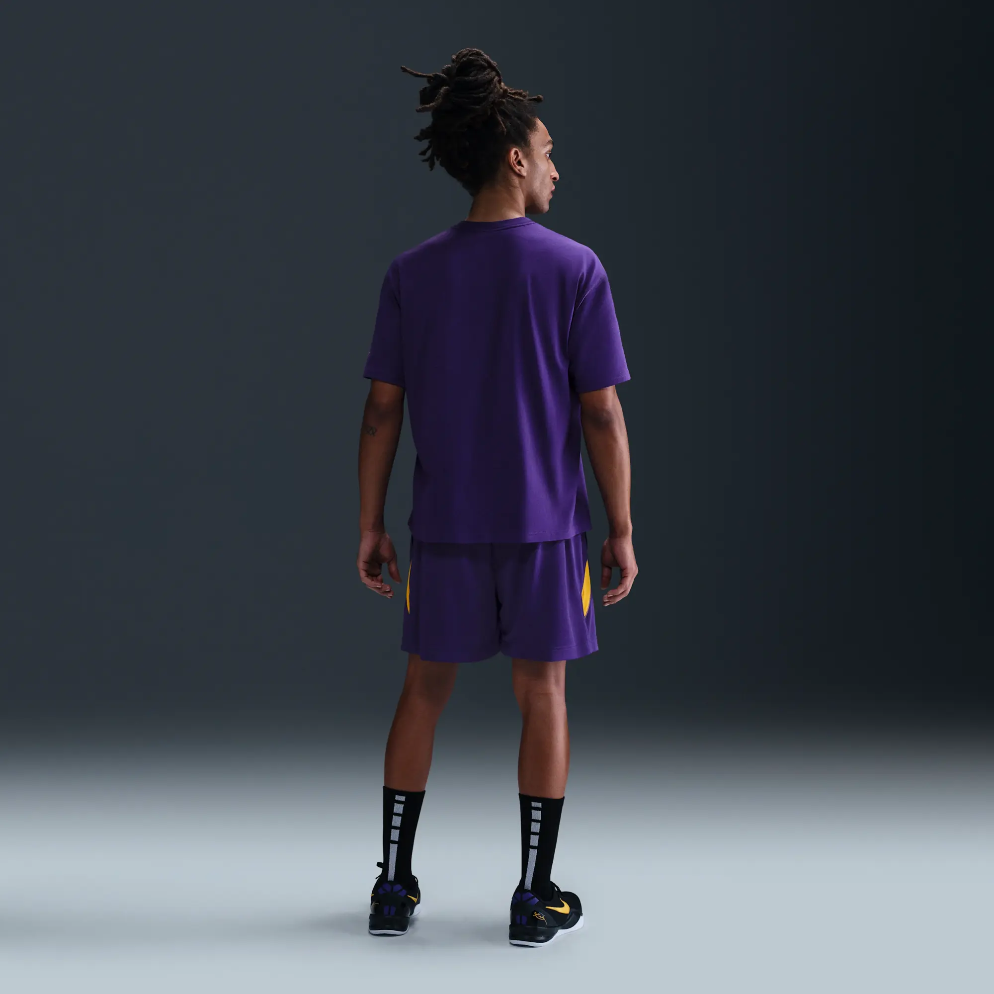 Nike Kobe Dri-FIT 15cm (approx.) Basketball Shorts - Purple - Polyester