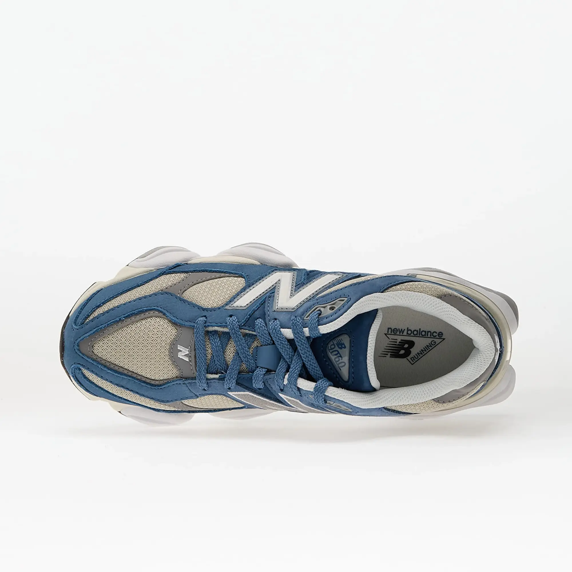 New Balance Unisex 9060 in Blue/Grey Suede/Mesh
