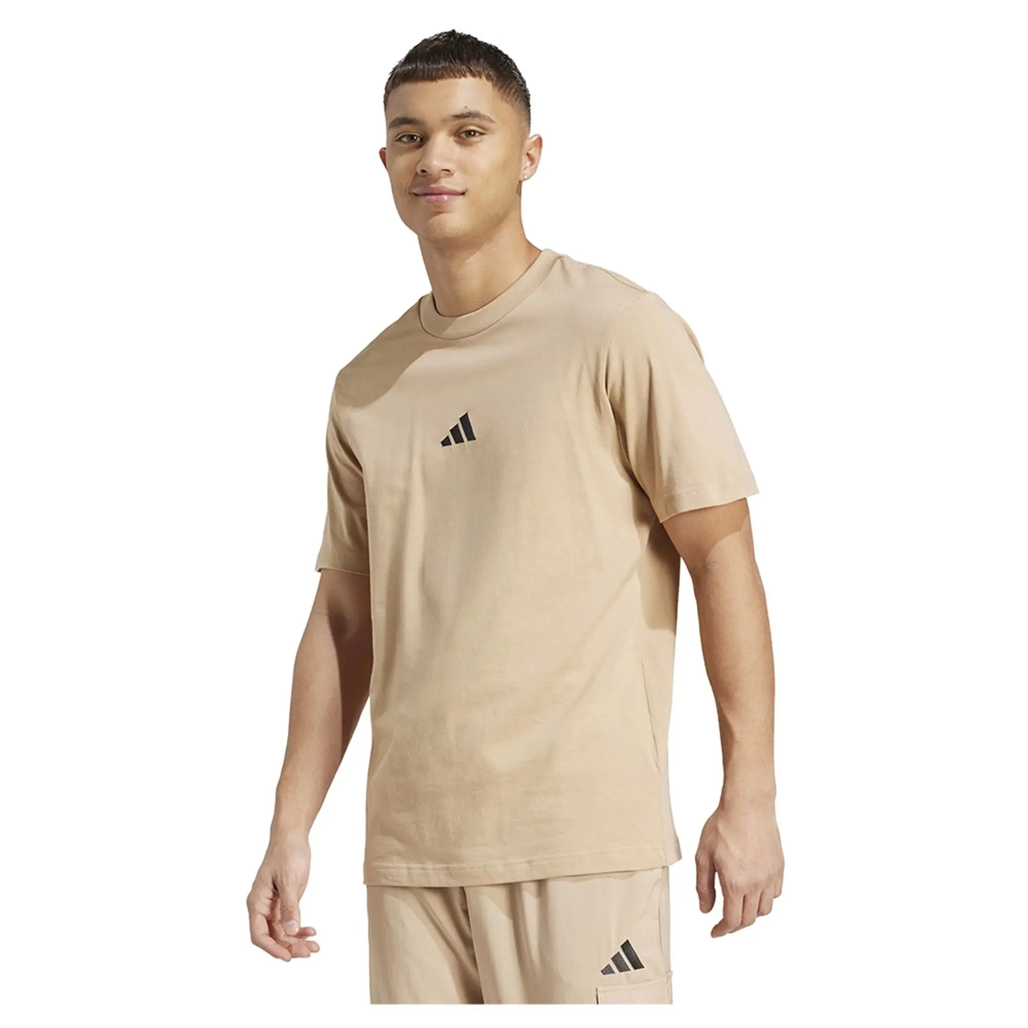 Adidas Essentials Small Logo Single Short Sleeve T-shirt
