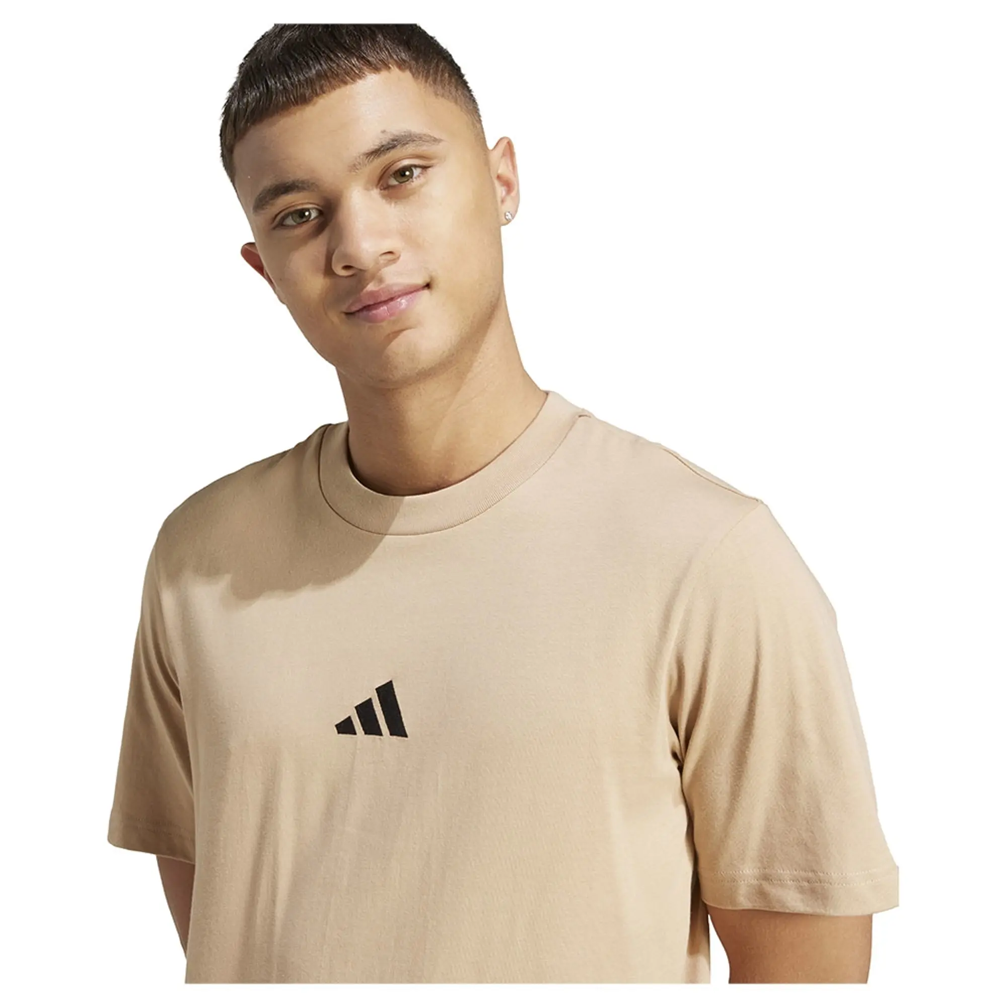 Adidas Essentials Small Logo Single Short Sleeve T-shirt