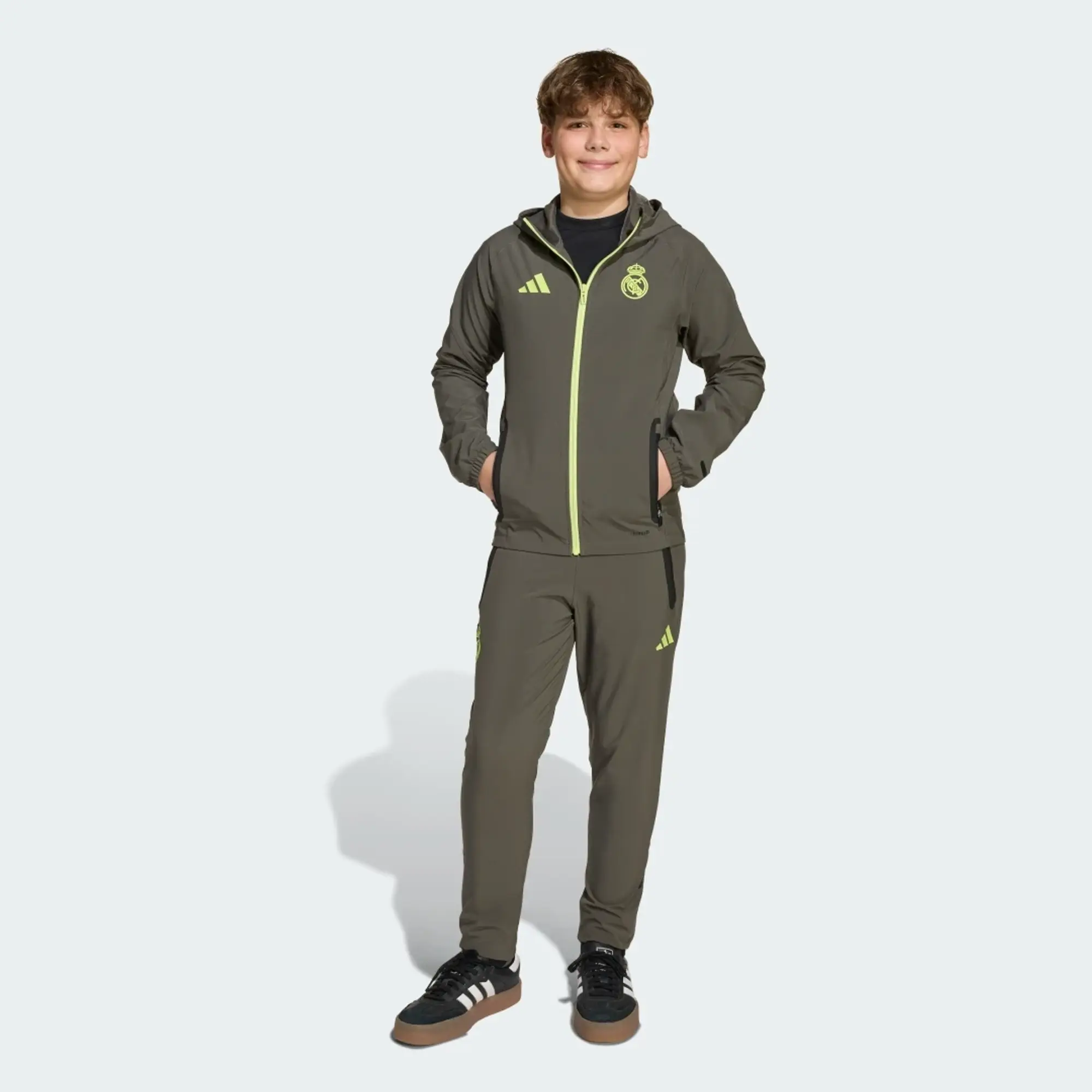 adidas Real Madrid Tiro 25 Competition Vis Tech Travel Jacket Kids