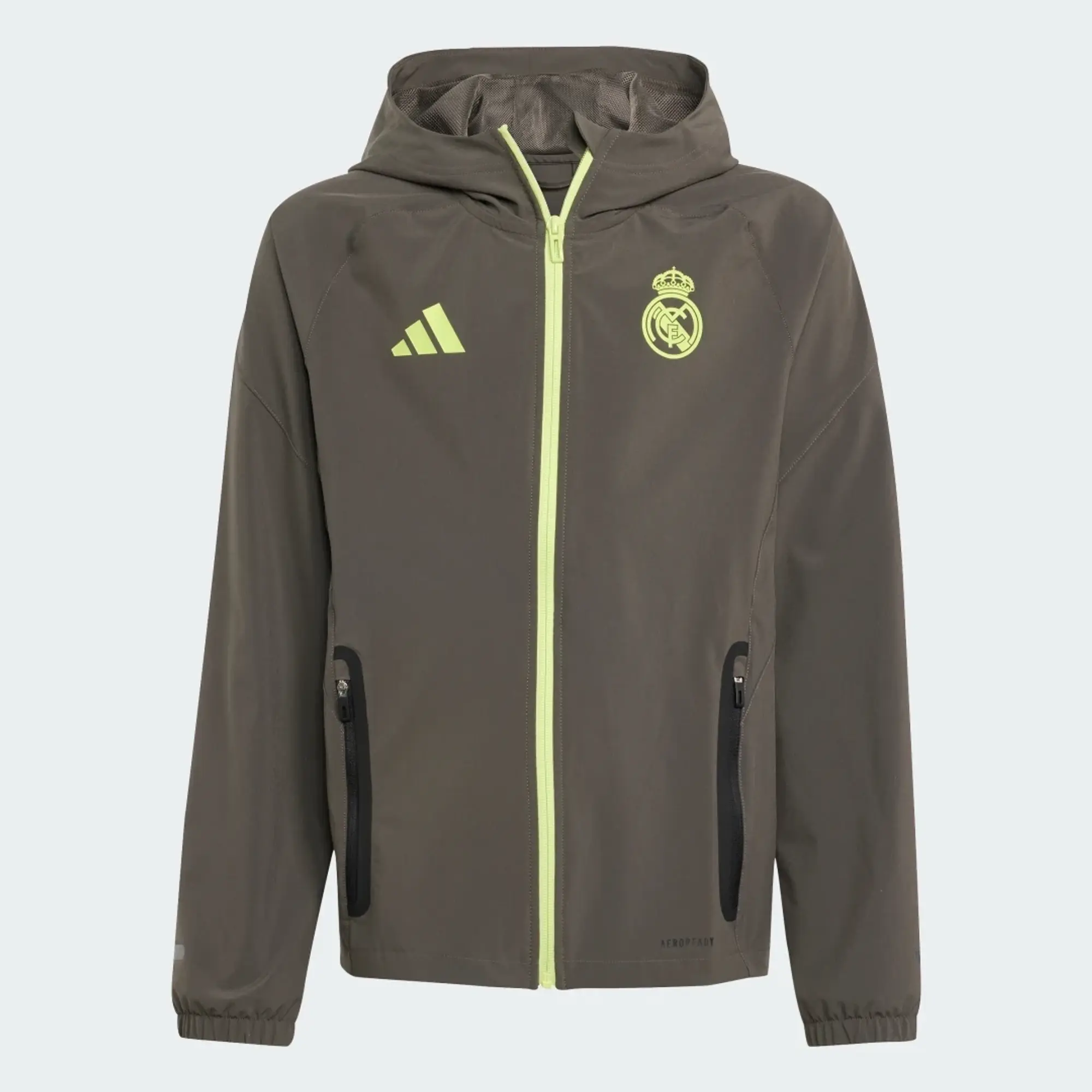 adidas Real Madrid Tiro 25 Competition Vis Tech Travel Jacket Kids