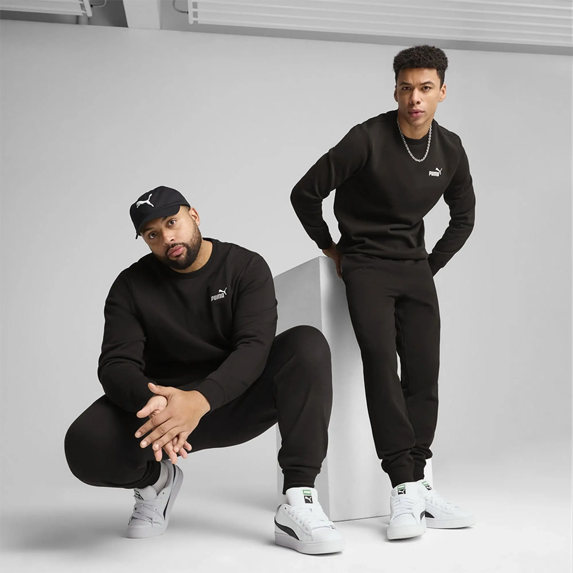 PUMA Essentials No. 1 Logo Sweatpants Men, Black
