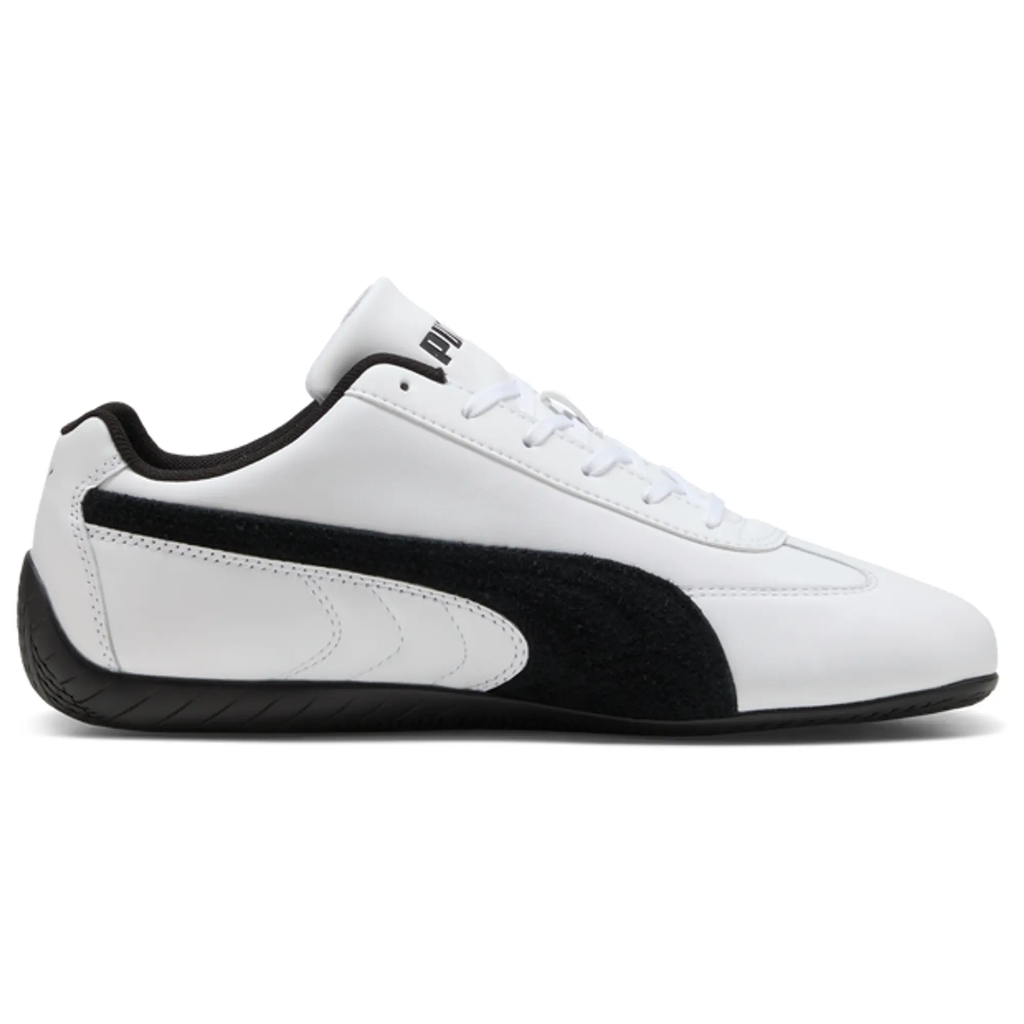 PUMA SpeedCat Leather Sneakers Unisex, White/Black