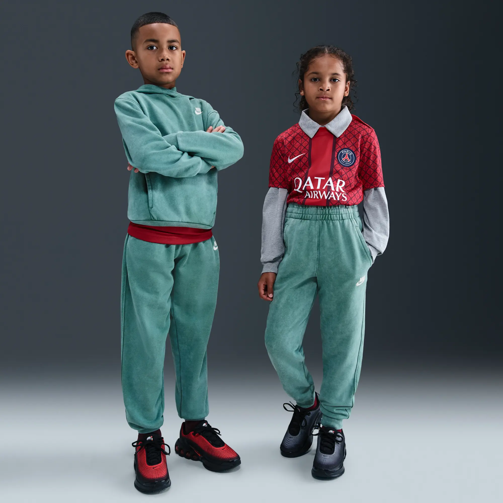 Nike Sportswear Club Fleece Older Kids' French Terry Joggers - Green - Fleece > Club Fleece