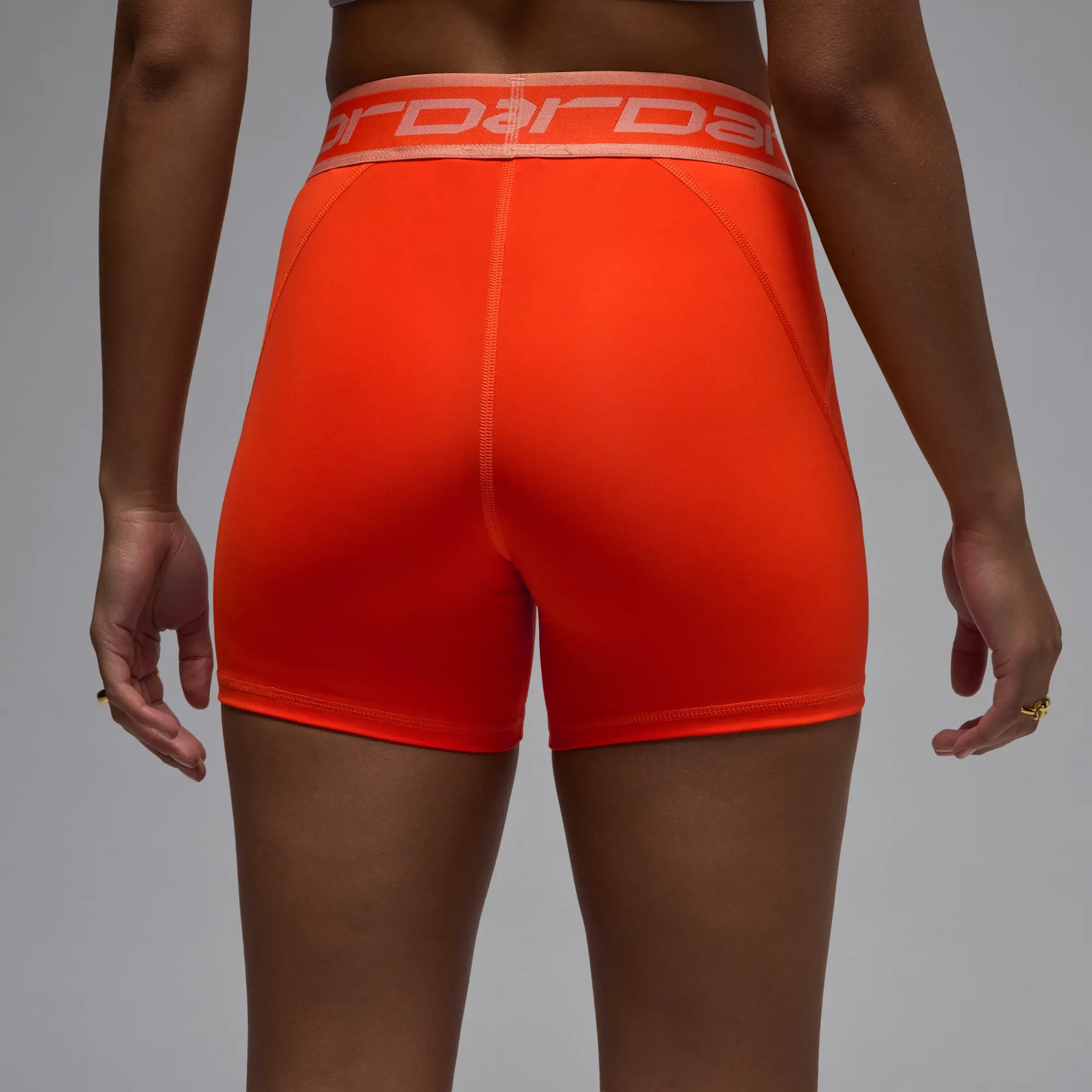 Nike Jordan Sport Women's 13cm (approx.) Shorts - Orange - Polyester/Elastane