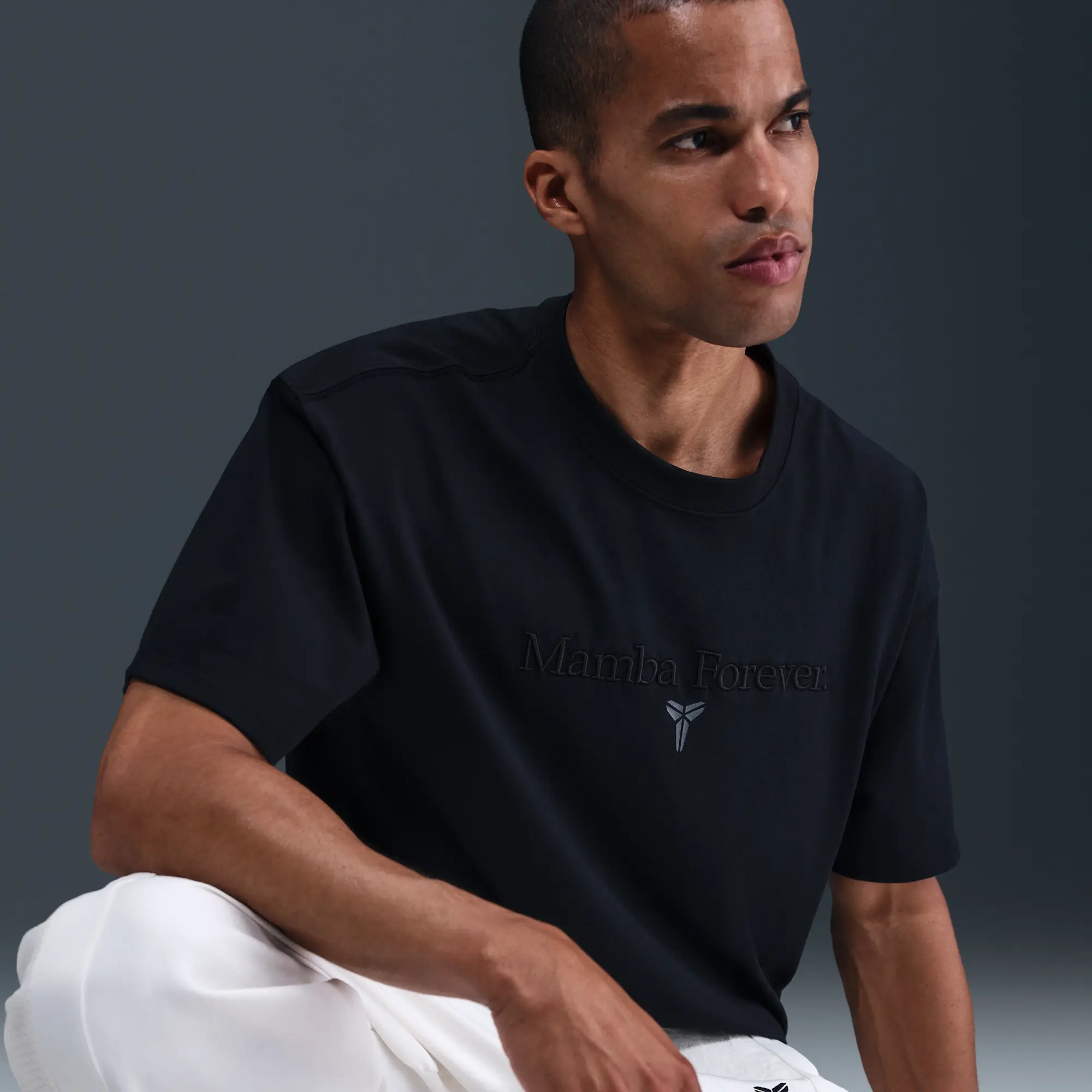 Nike Kobe Men's Dri-FIT Basketball T-Shirt - Black - Polyester/Cotton