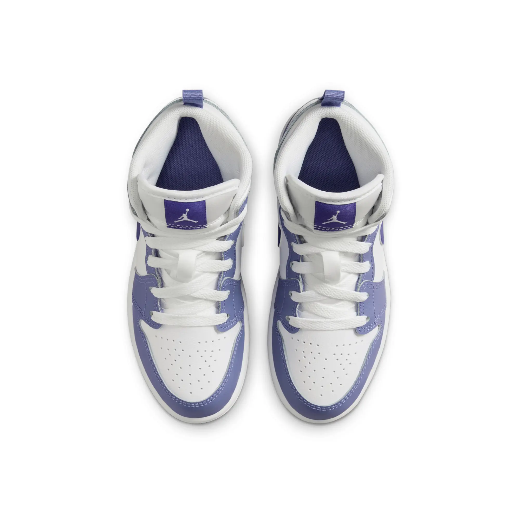 Nike Jordan 1 Mid Younger Kids' Shoes - Purple