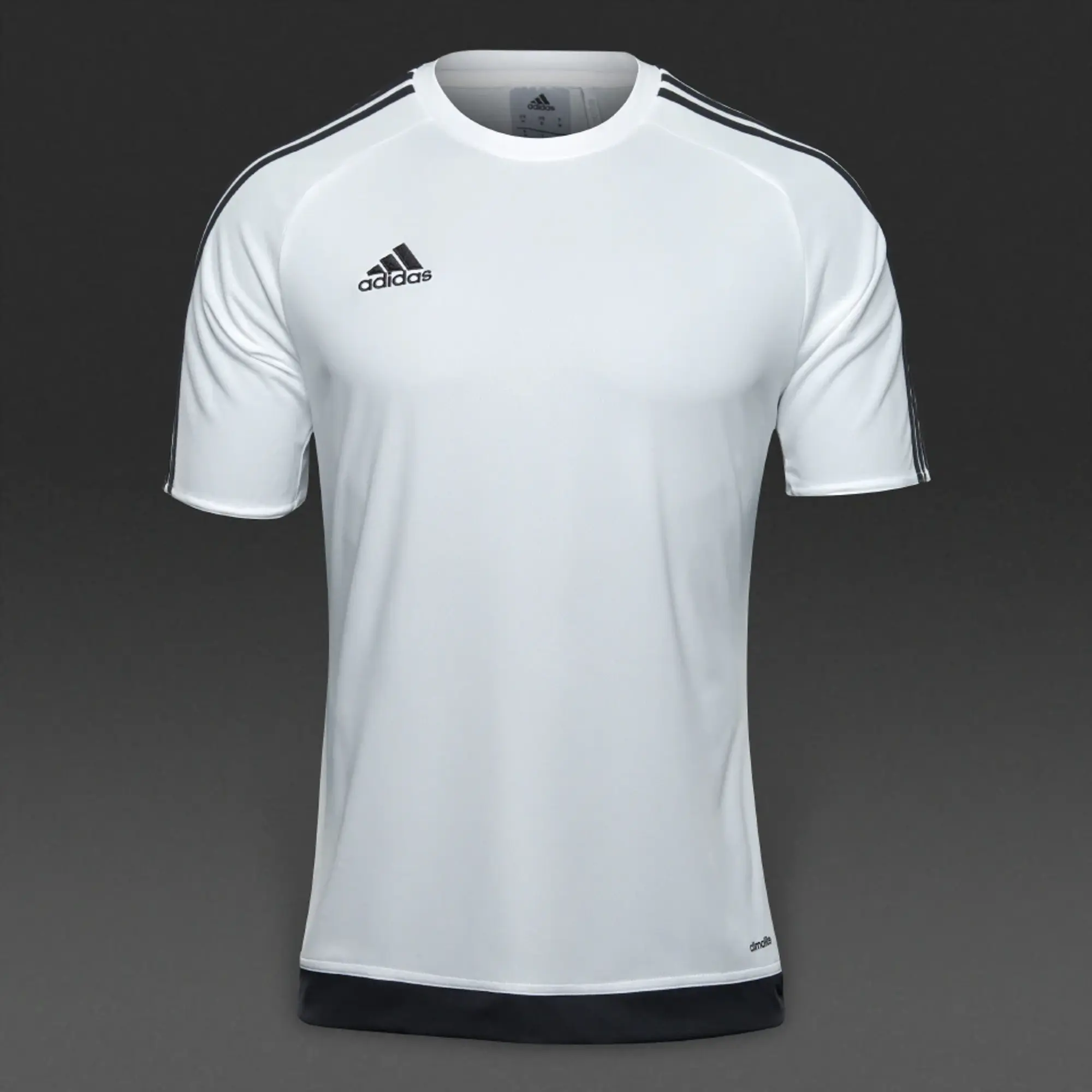 adidas Junior Estro 15 SS Jersey White Black