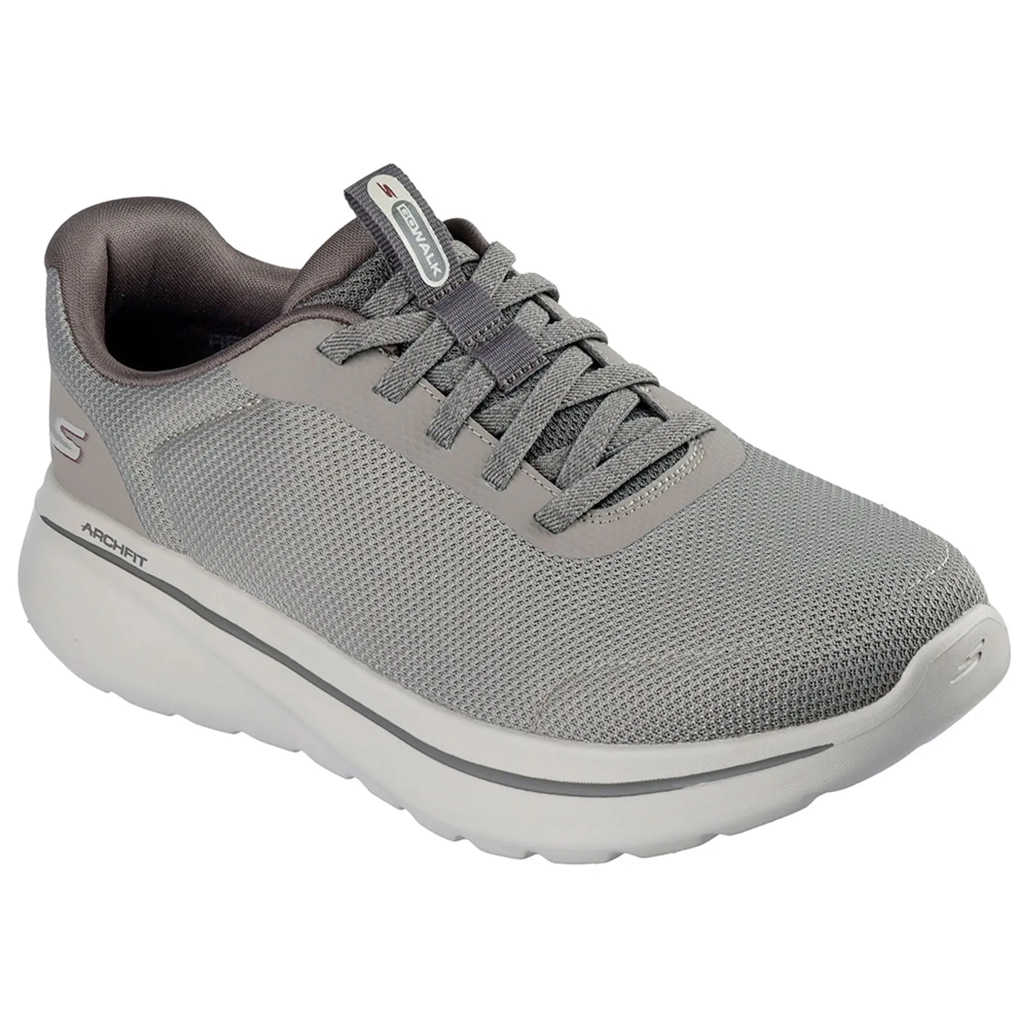 Skechers Men's Relaxed Fit: GO WALK Arch Fit N-Joy - Cullman Slip-On Shoes in Taupe