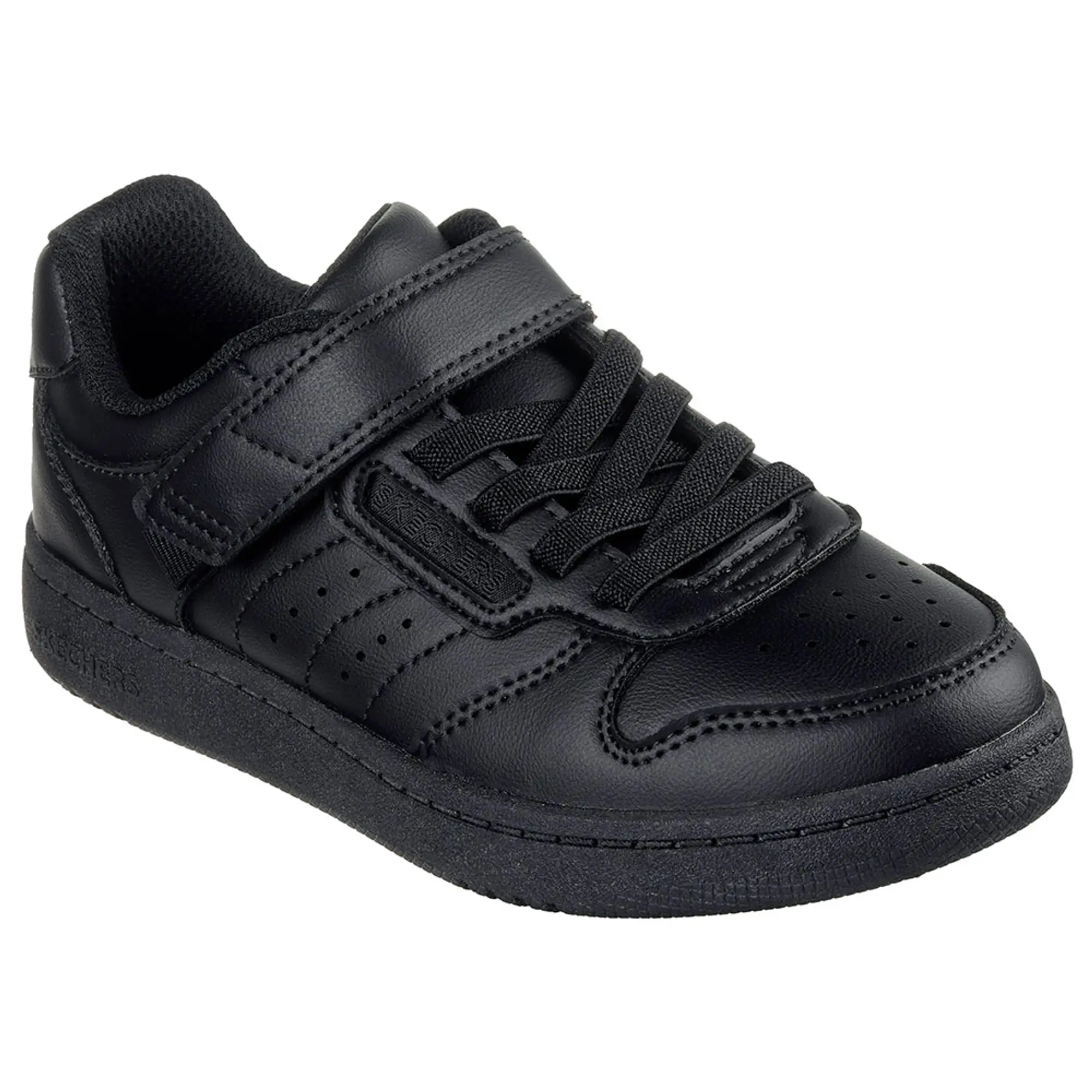 Skechers Boy's Quick Street Sneaker in Black