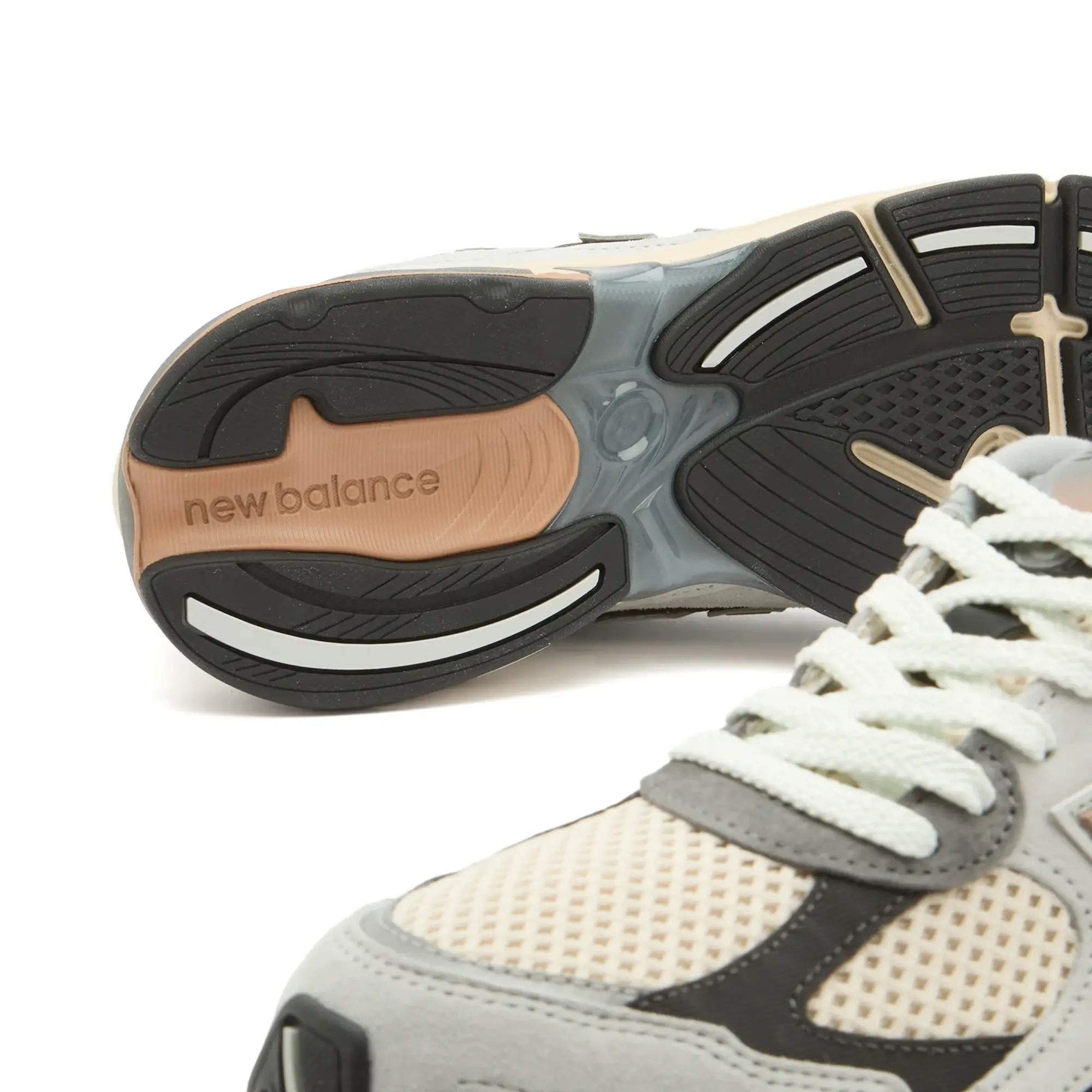 New Balance Men's 2010 in Grey/Beige Suede/Mesh