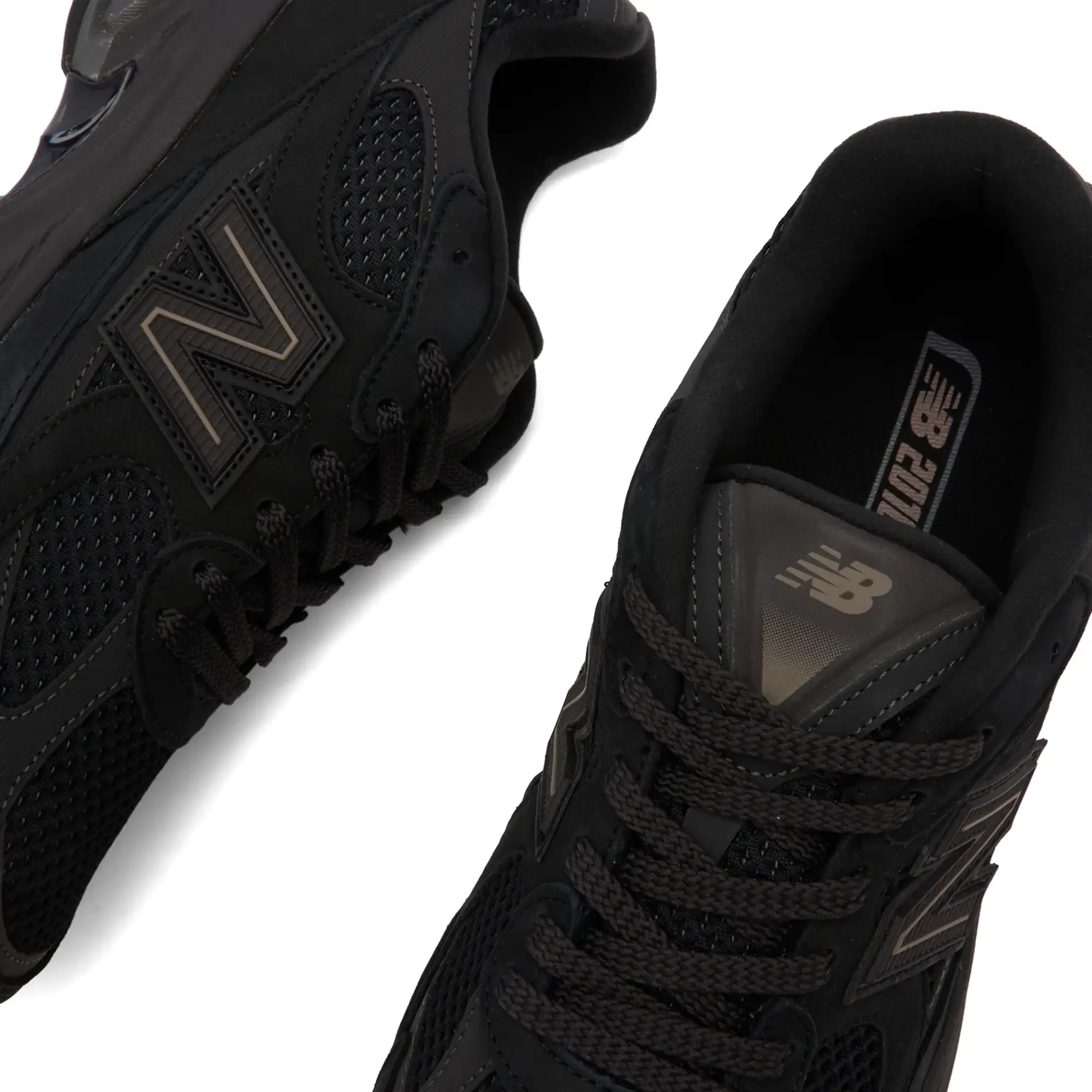 New Balance Men's 2010 in Black/Grey Suede/Mesh