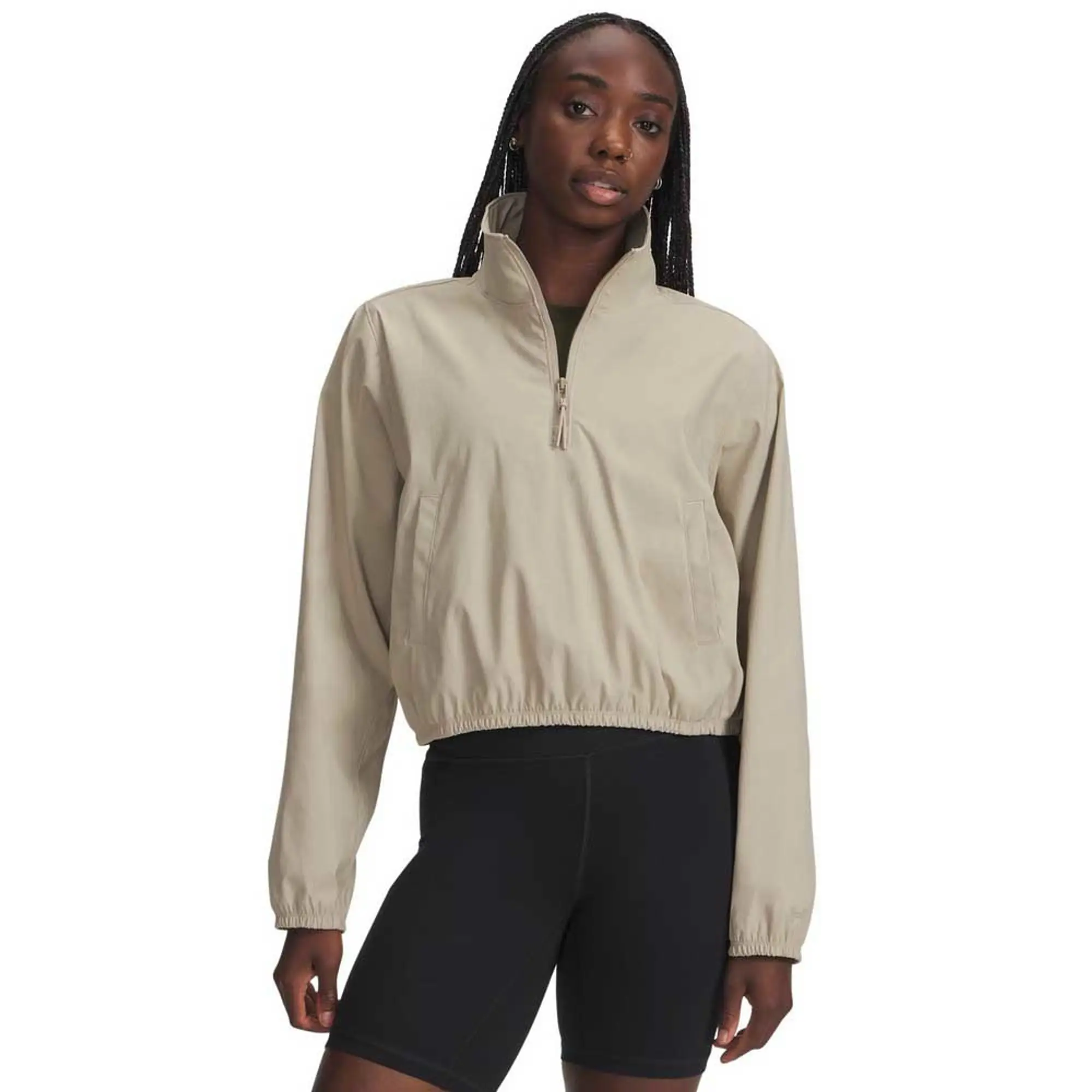 Under Armour  Unstoppable Woven Women's ½ Zip City Khaki / Black L