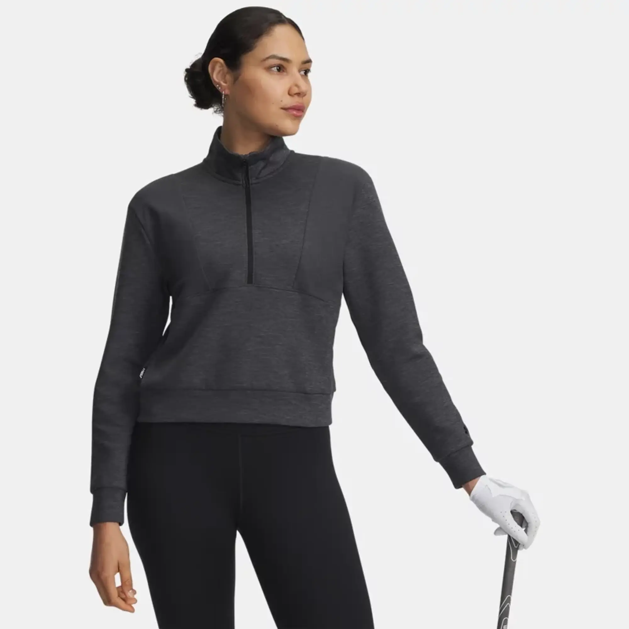 Under Armour  Drive Women's Midlayer Pullover Black / Anthracite / Black L