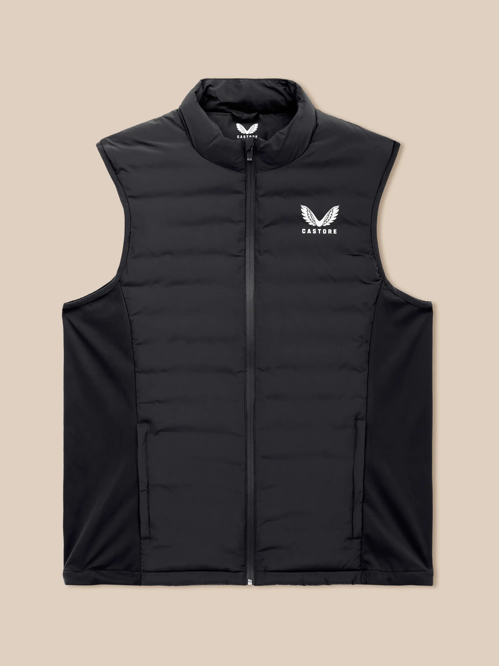Castore Padded Unisex Gilet - Caviar Black