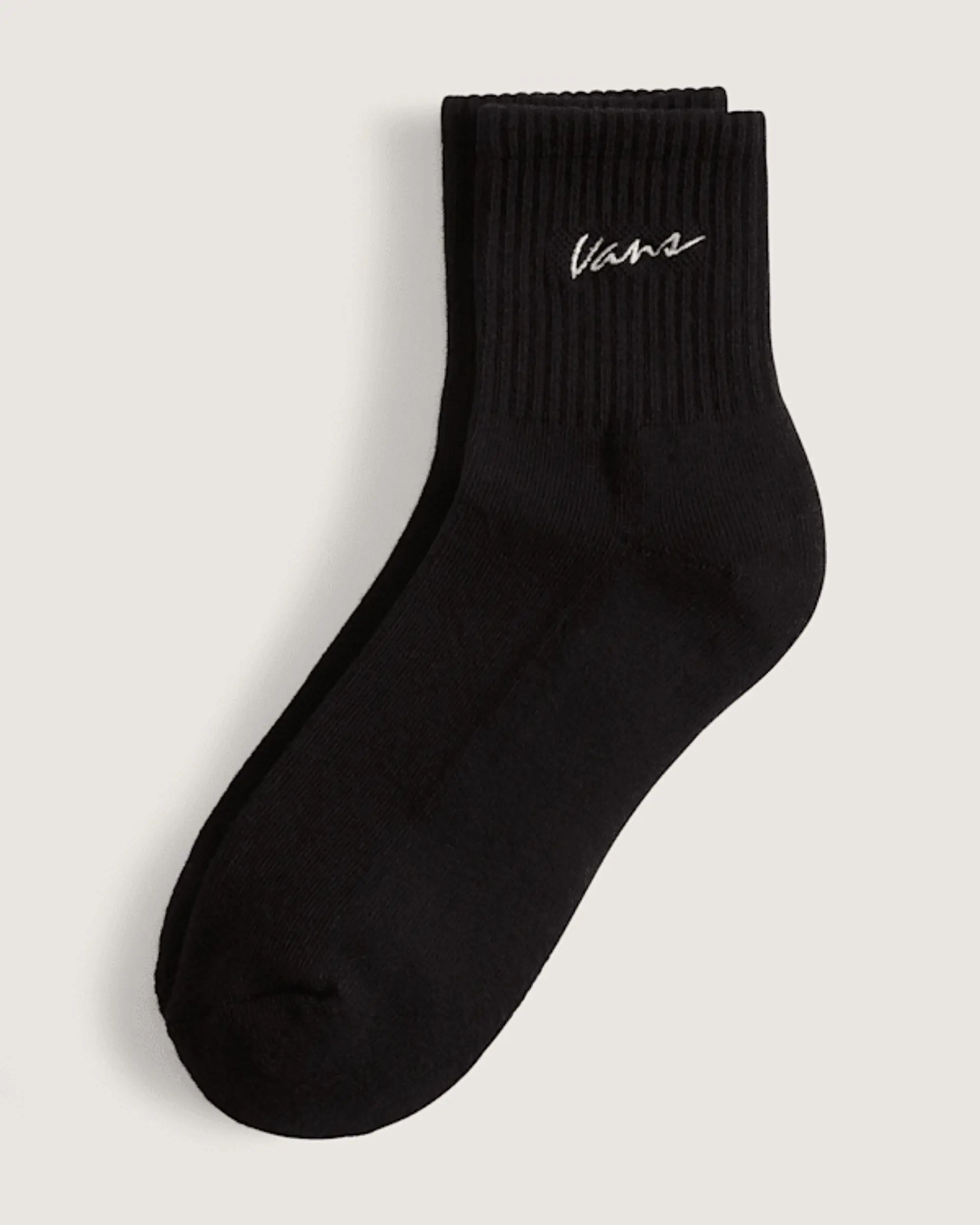 Vans - Classic Script Half Crew Socks (1 Pair), Man, Black