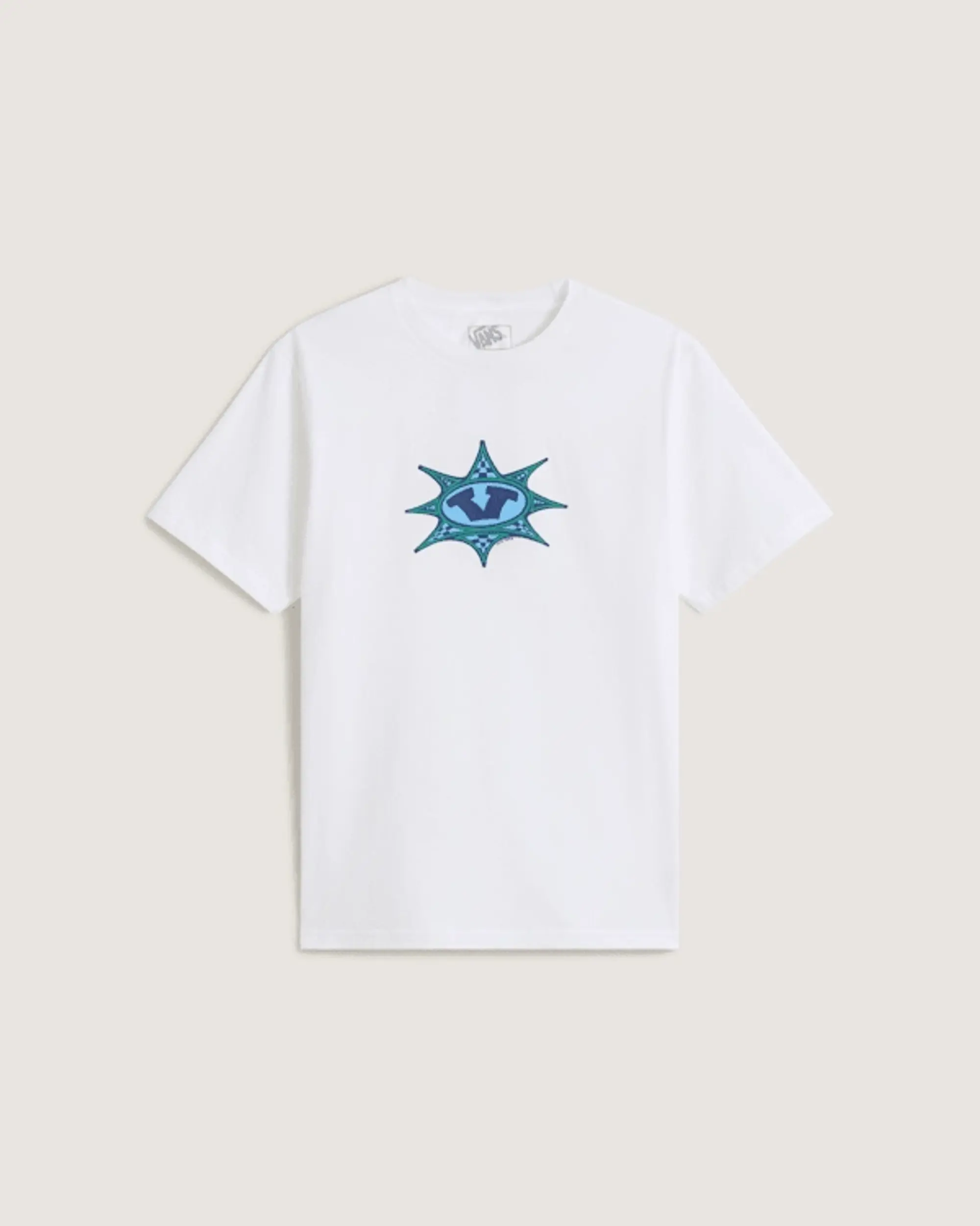 Vans - Kids Star Checker T-Shirt (8-14 Years), White